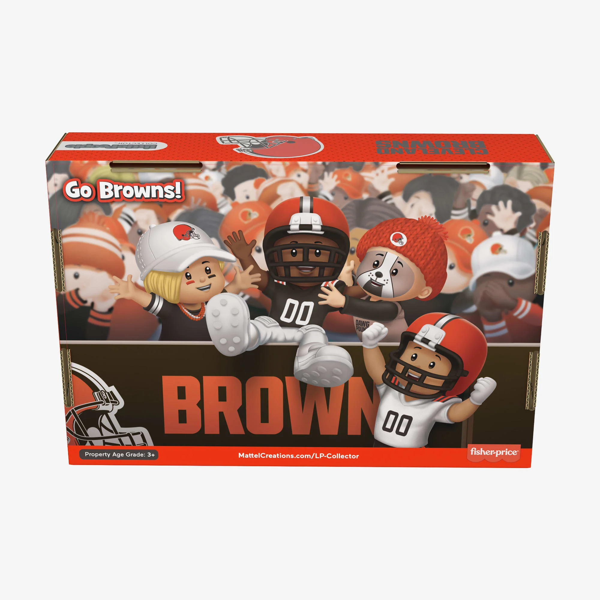 Mattel Creations Little People Collector x NFL Cleveland Browns Set
