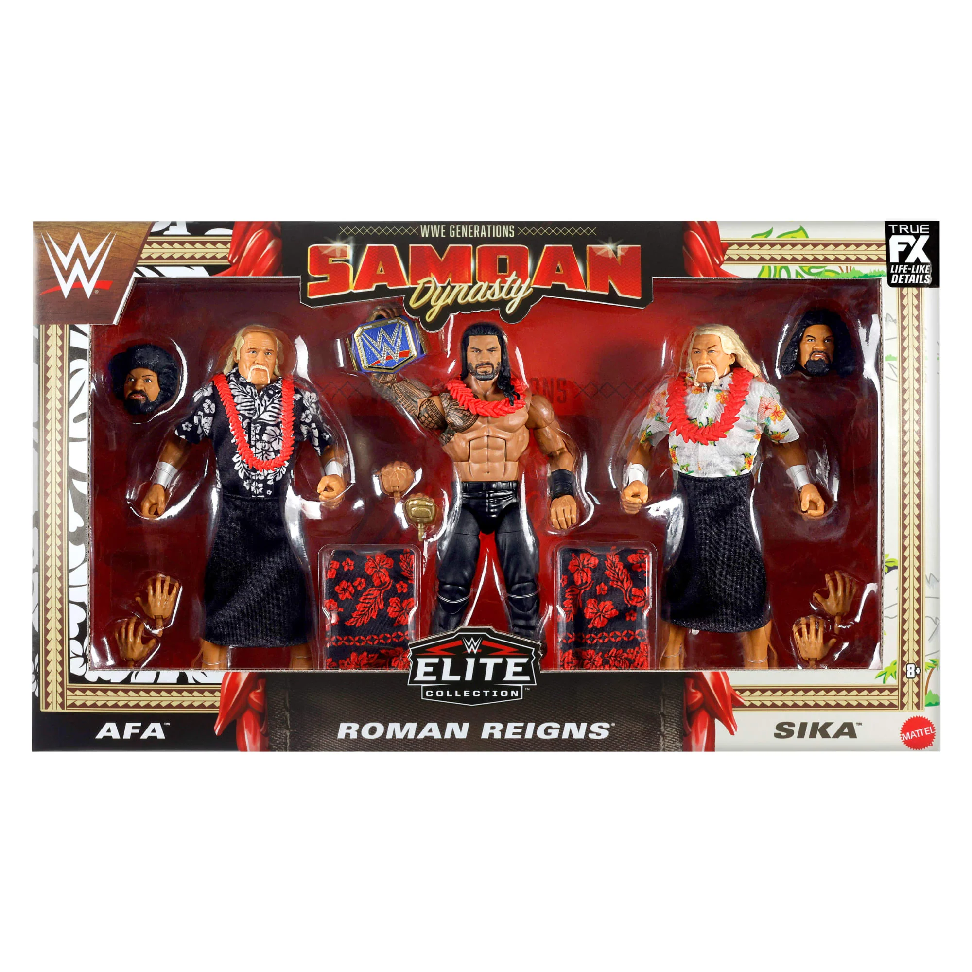 Mattel Creations WWE Elite Samoan Dynasty Pack of 3 Action Figures