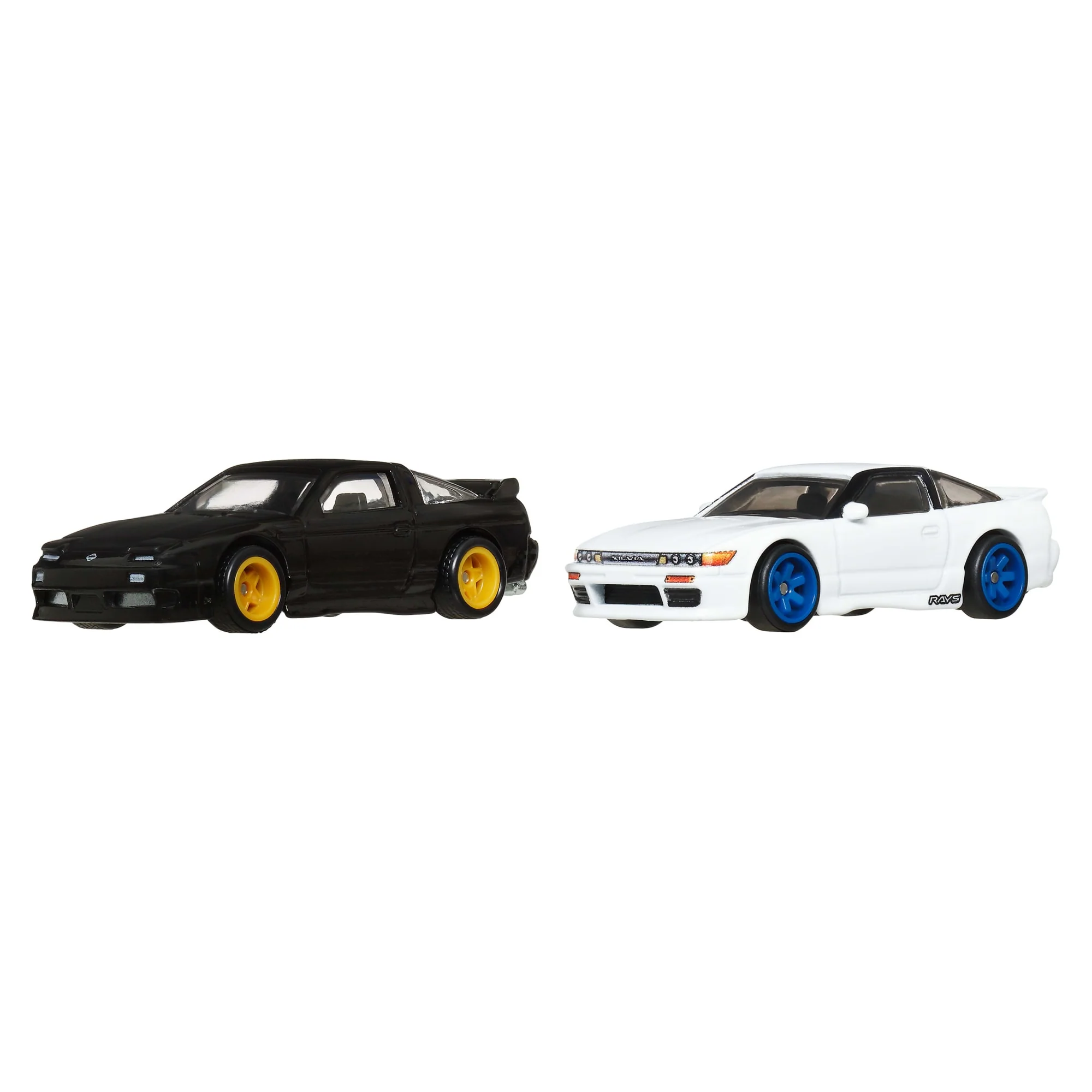 Mattel Creations Hot Wheels Premium Car Culture 2-Pack '96 NISSAN 180SX TYPE X & NISSAN SilEighty