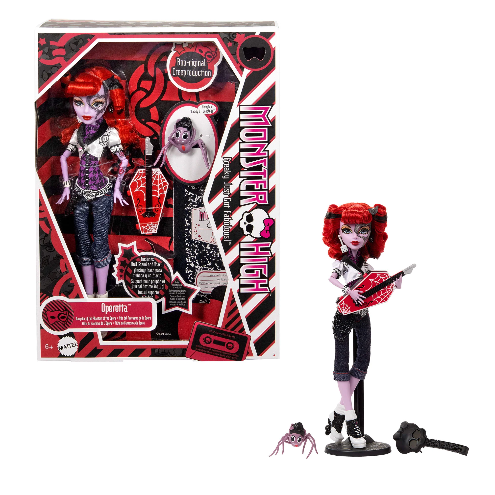 Mattel Creations Monster High Boo-riginal Creeproductions G1 Operetta Doll
