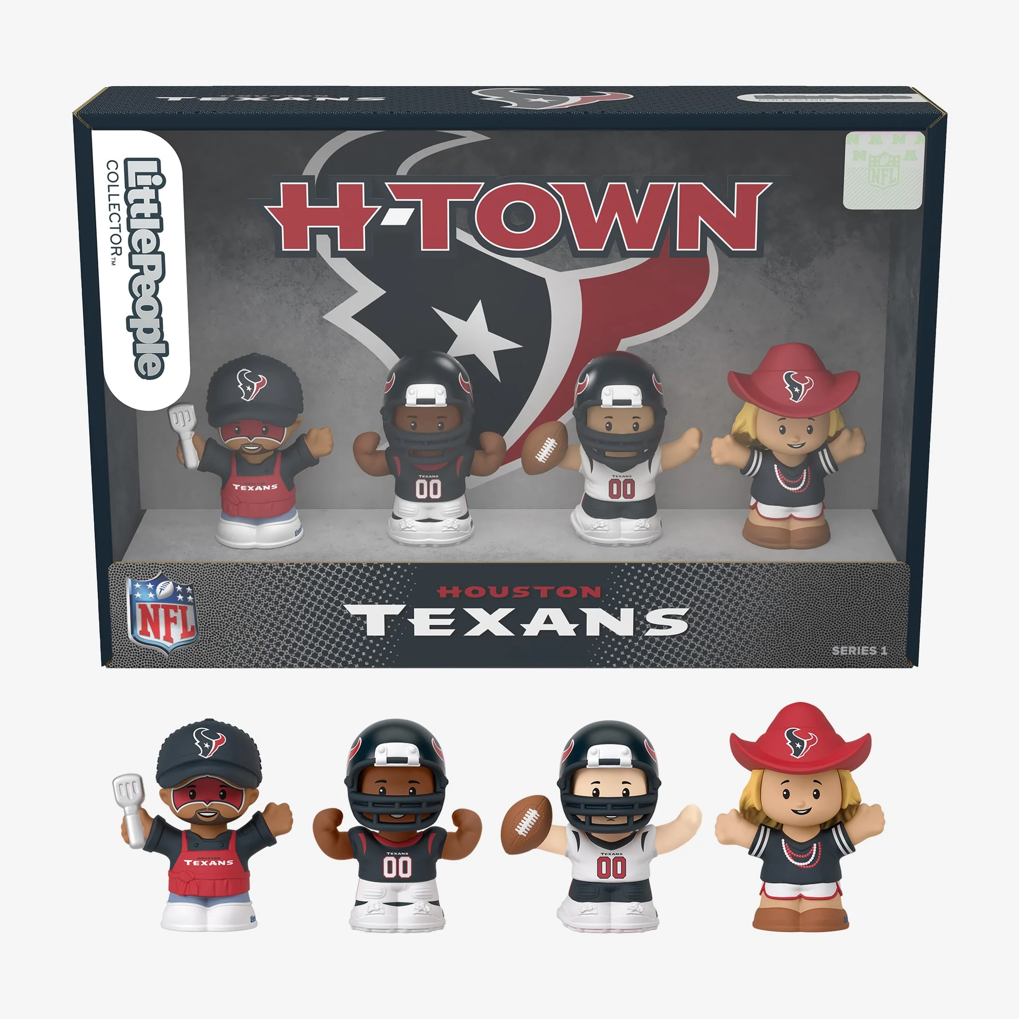 Mattel Creations Little People Collector x NFL Houston Texans Set