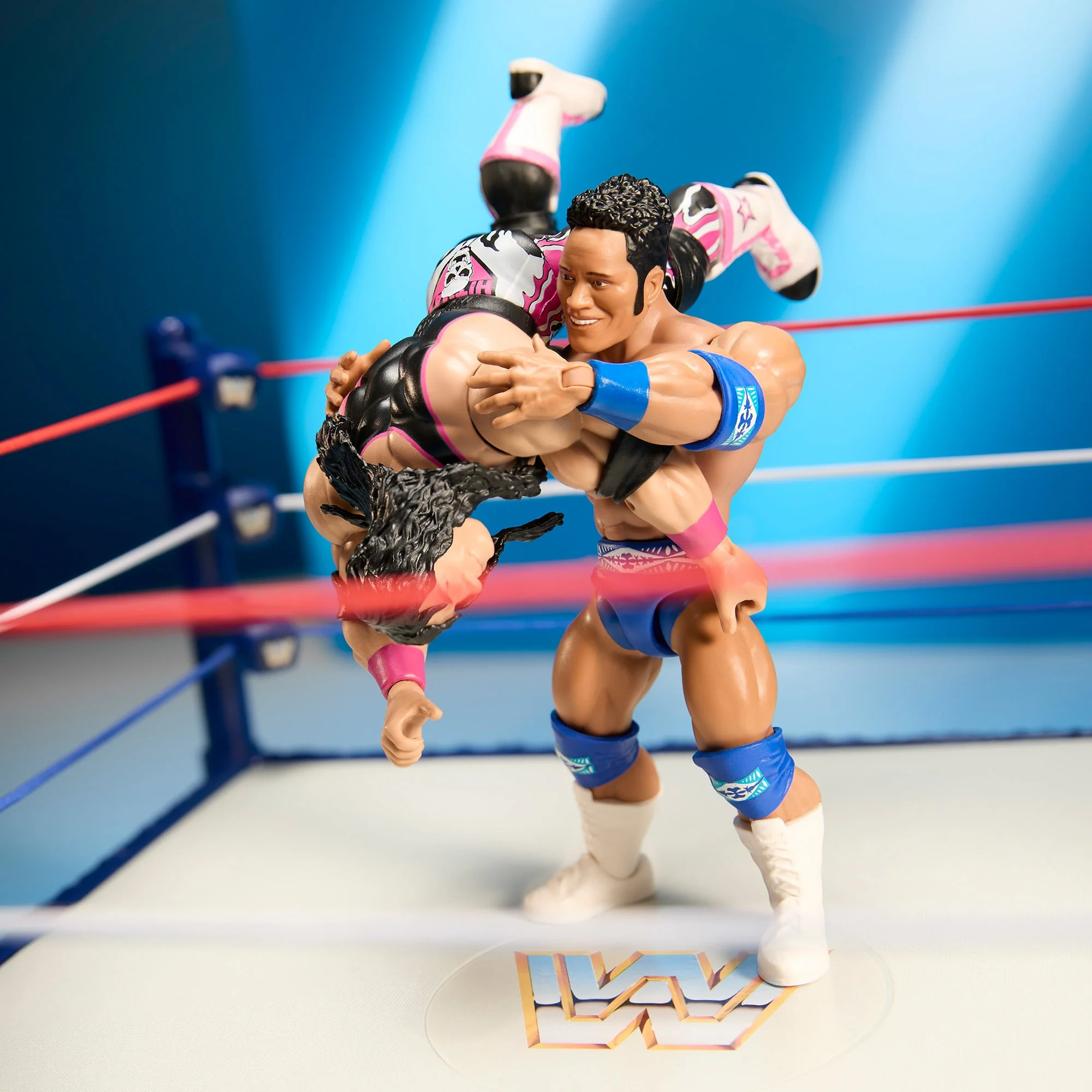 Mattel Creations WWE Superstars Rocky Maivia and The Rock 2-Pack