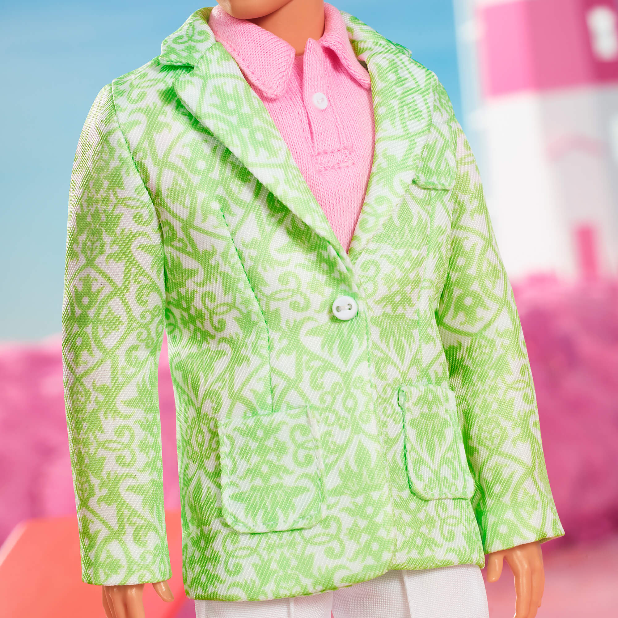 Mattel Creations “Sugar's Daddy” Ken Doll in Pastel Suit With Dog – Barbie The Movie