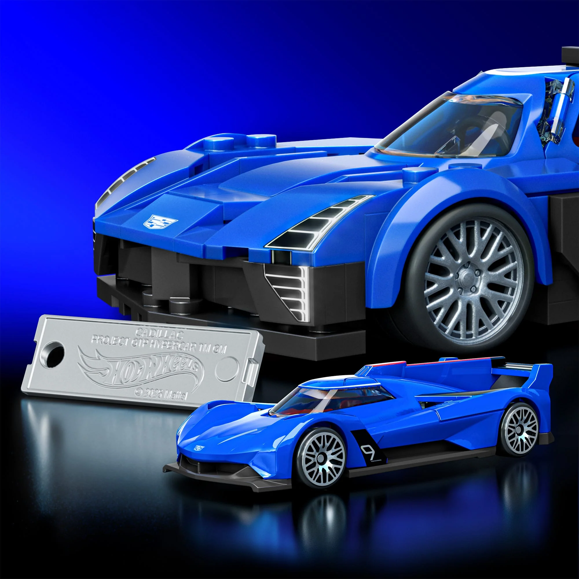 Mattel Creations Mattel Brick Shop Hot Wheels Cadillac Project GTP Hypercar Building Set