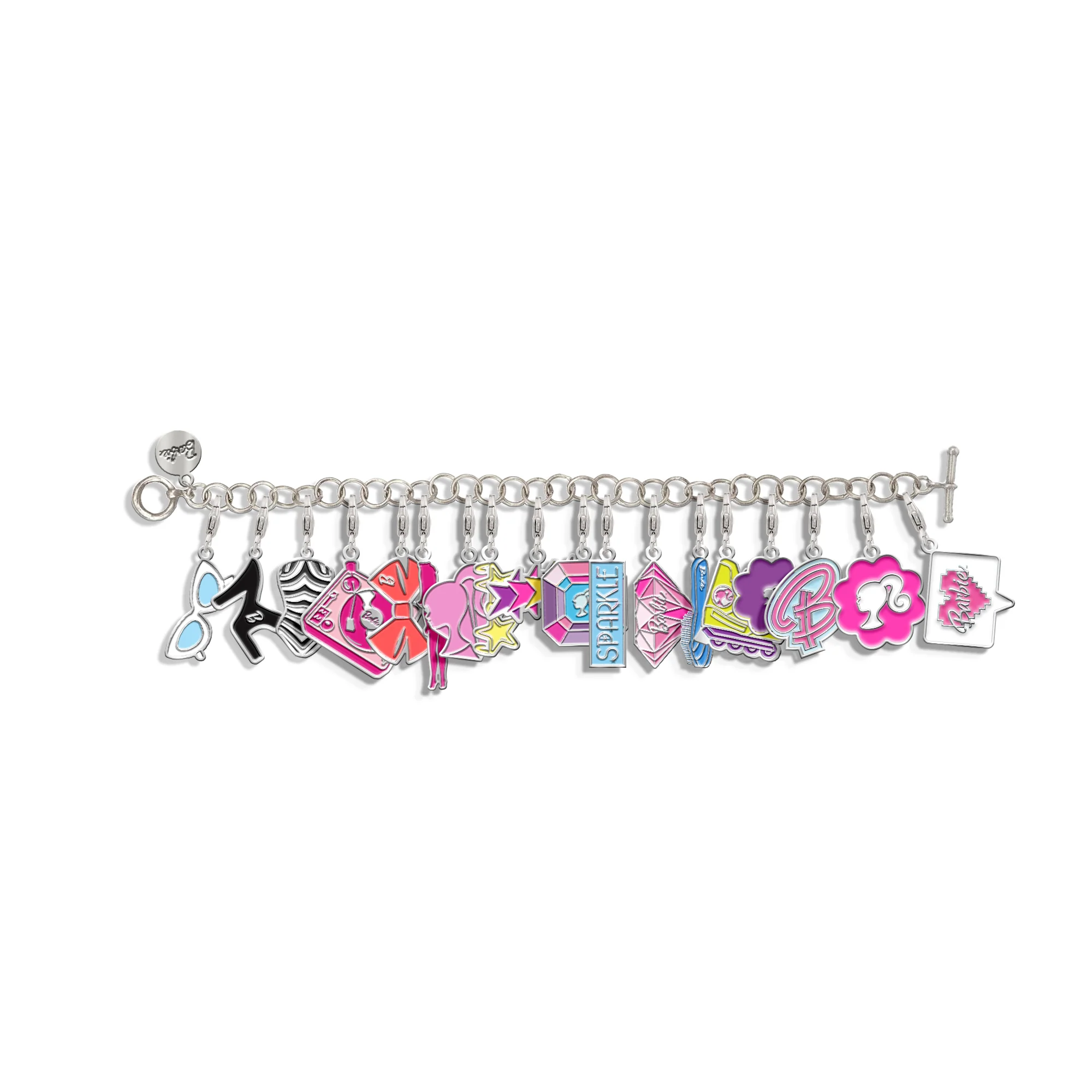 Mattel Creations Barbie 1970s Enamel Charm Set