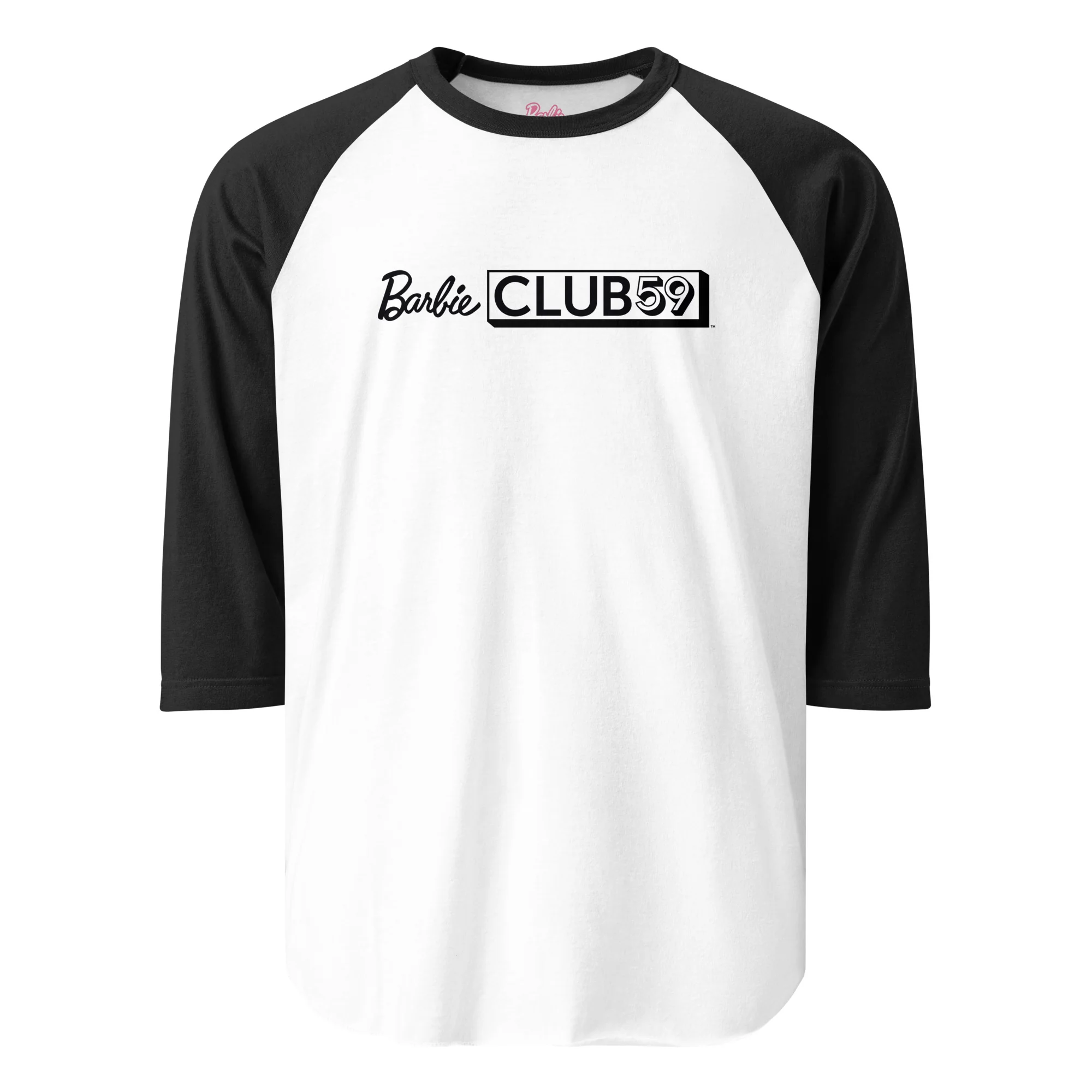 Mattel Creations Barbie 2025 Club 59 White Raglan Tee