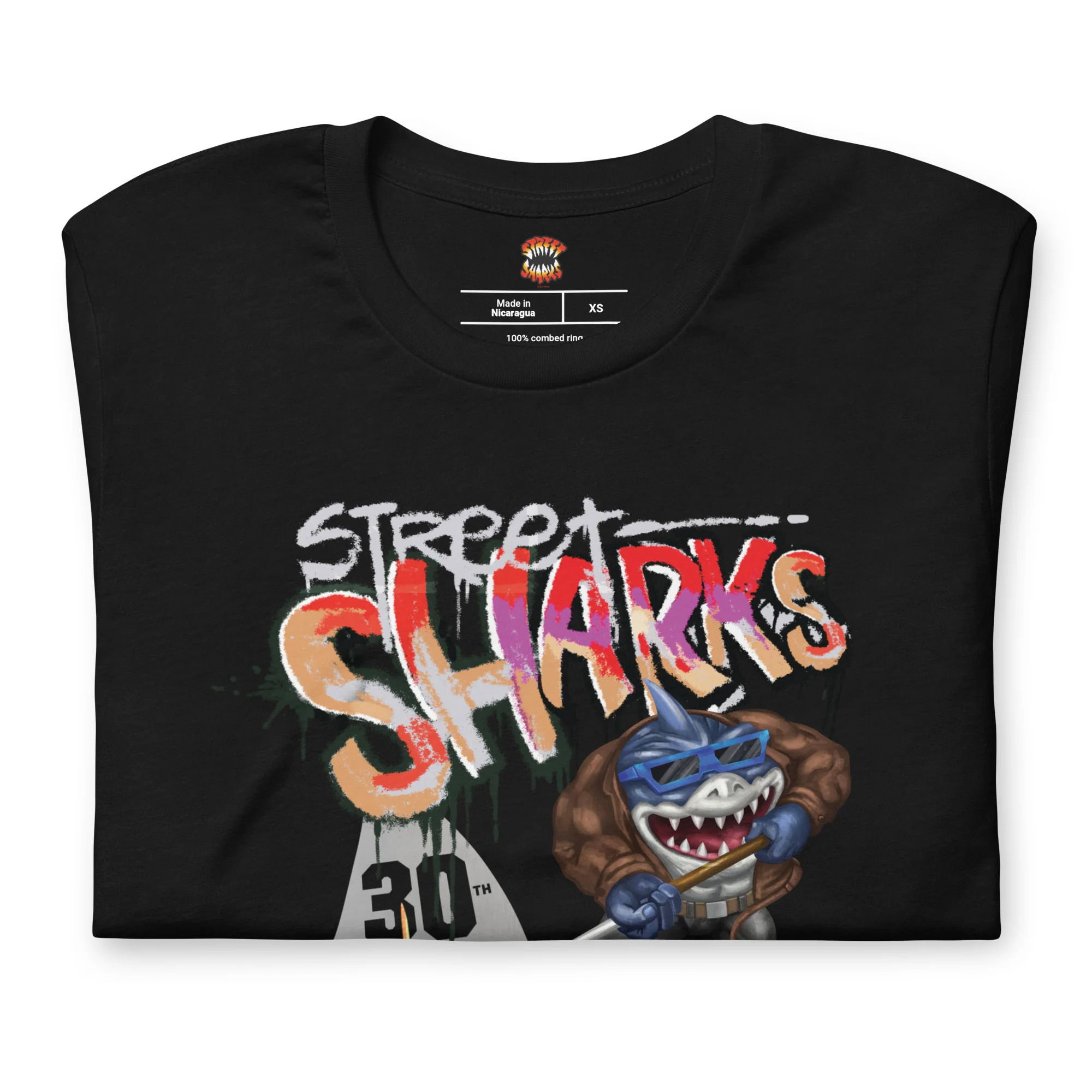 Mattel Creations Street Sharks 30th Anniversary Ripster T-Shirt