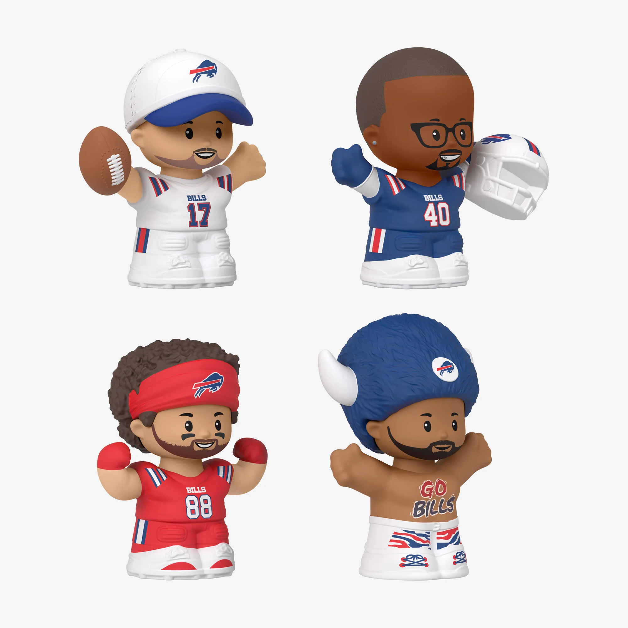 Mattel Creations Little People Collector x NFL Buffalo Bills Set