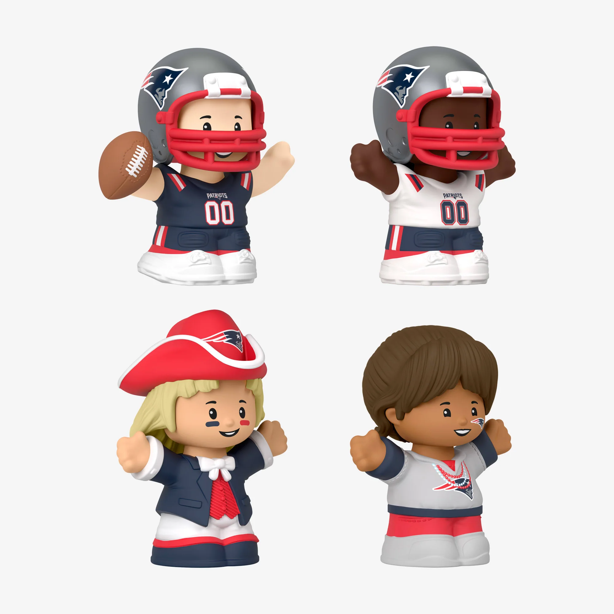 Mattel Creations Little People Collector x NFL New England Patriots Set
