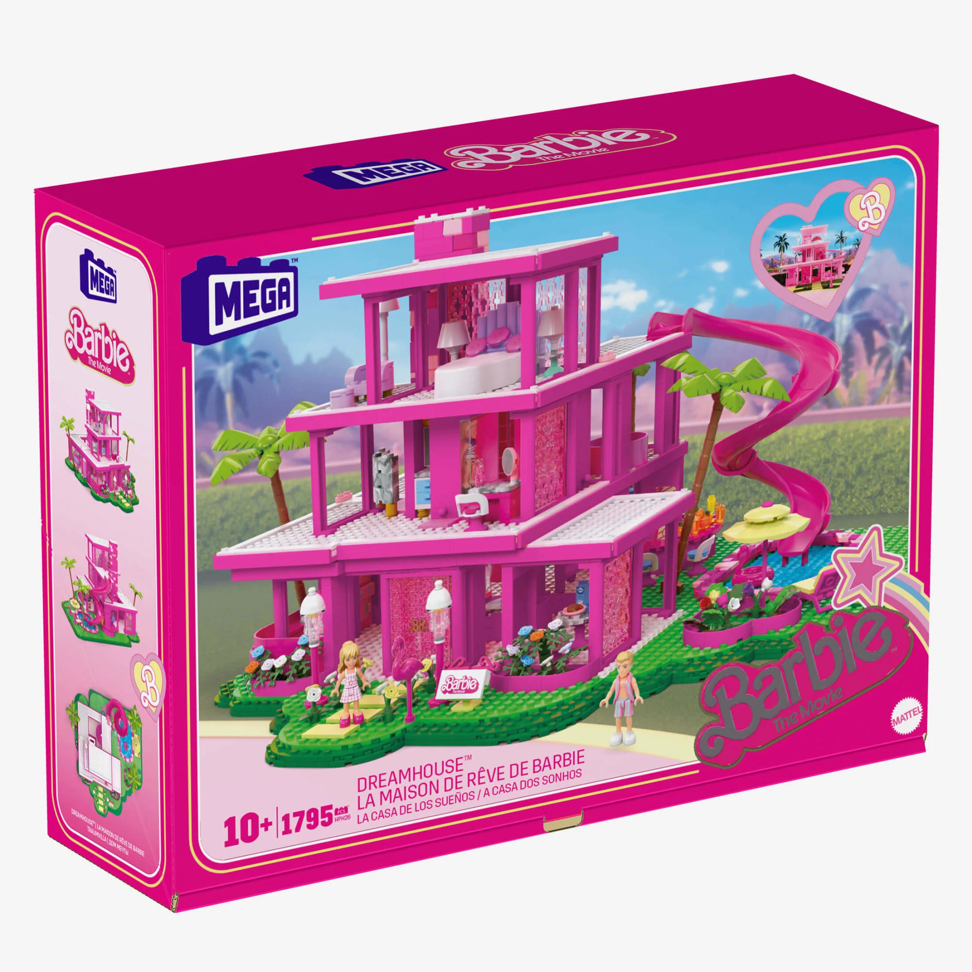 Mattel Creations MEGA Barbie The Movie Replica DreamHouse Building Kit