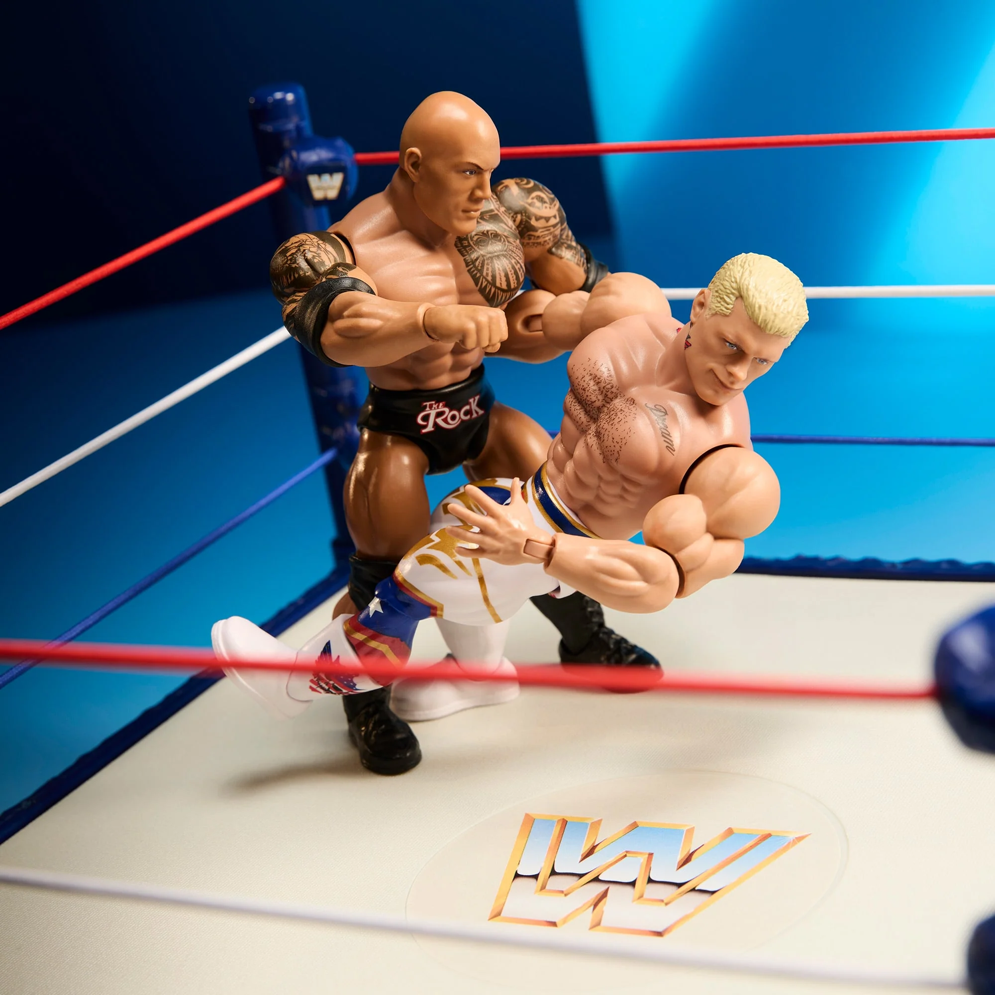 Mattel Creations WWE Superstars Rocky Maivia and The Rock 2-Pack