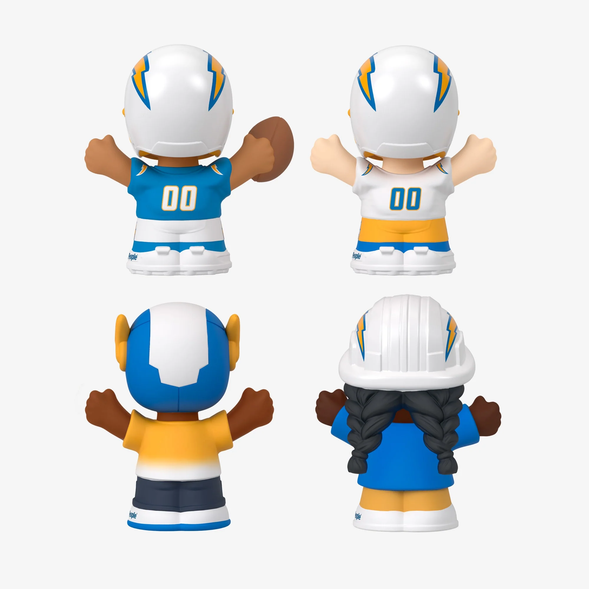 Mattel Creations Little People Collector x NFL Los Angeles Chargers Set