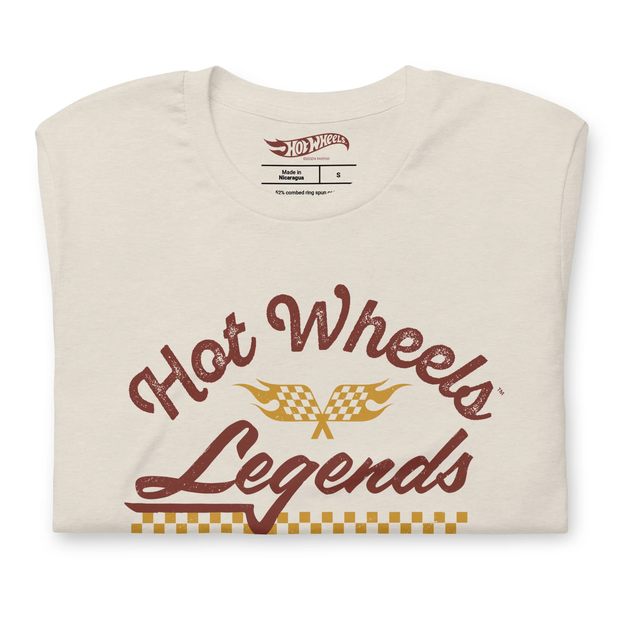 Mattel Creations Hot Wheels Legends Cream T-Shirt