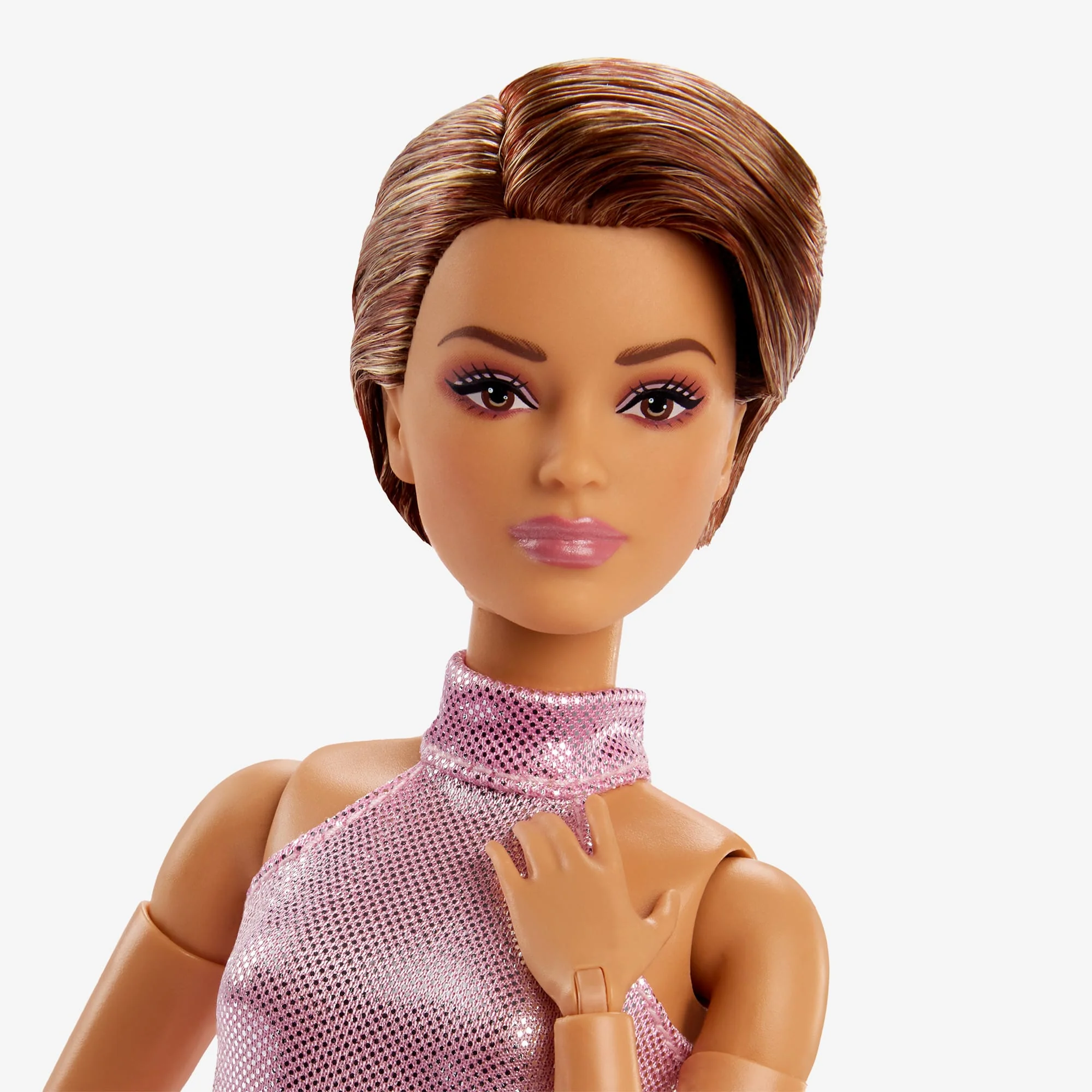 Mattel Creations Barbie Looks Doll #22 (Petite, Short Auburn Hair)