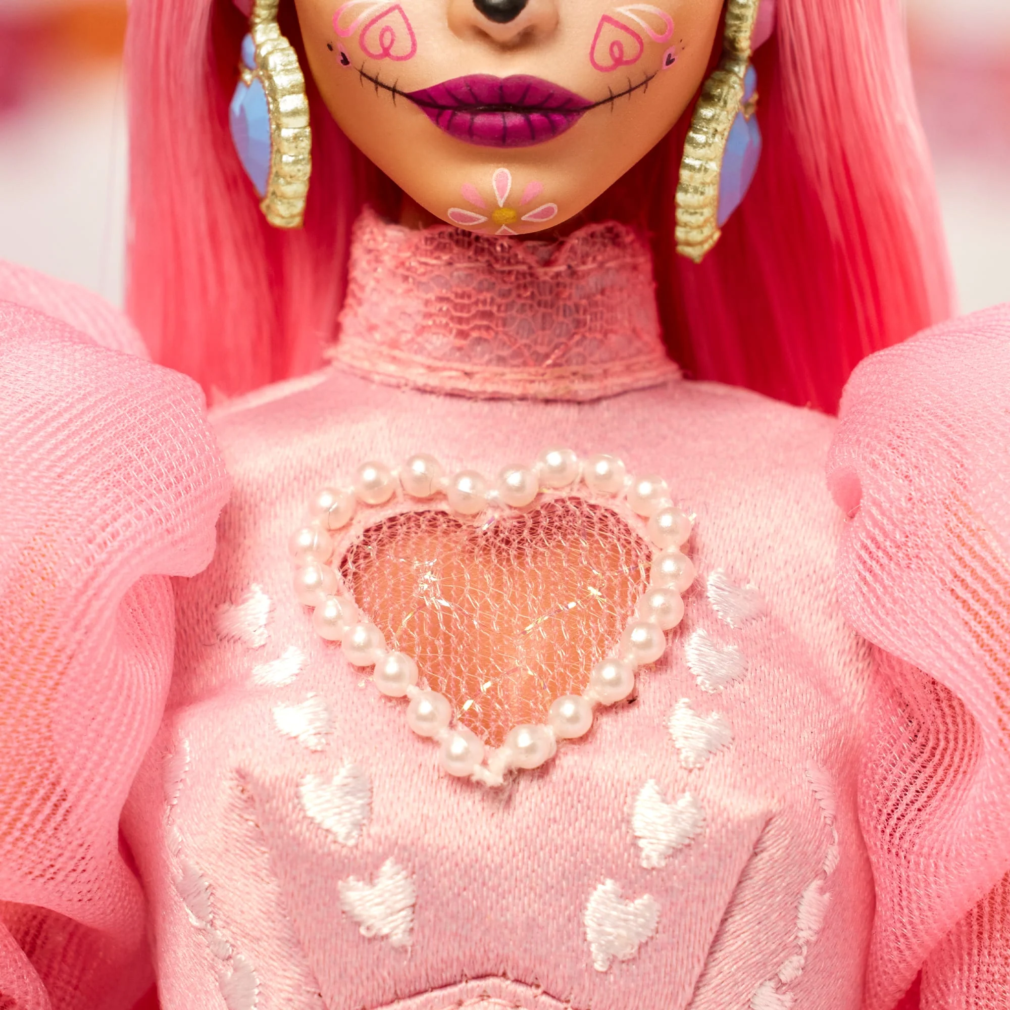 Mattel Creations 2023 Día De Muertos Barbie x Pink Magnolia Doll