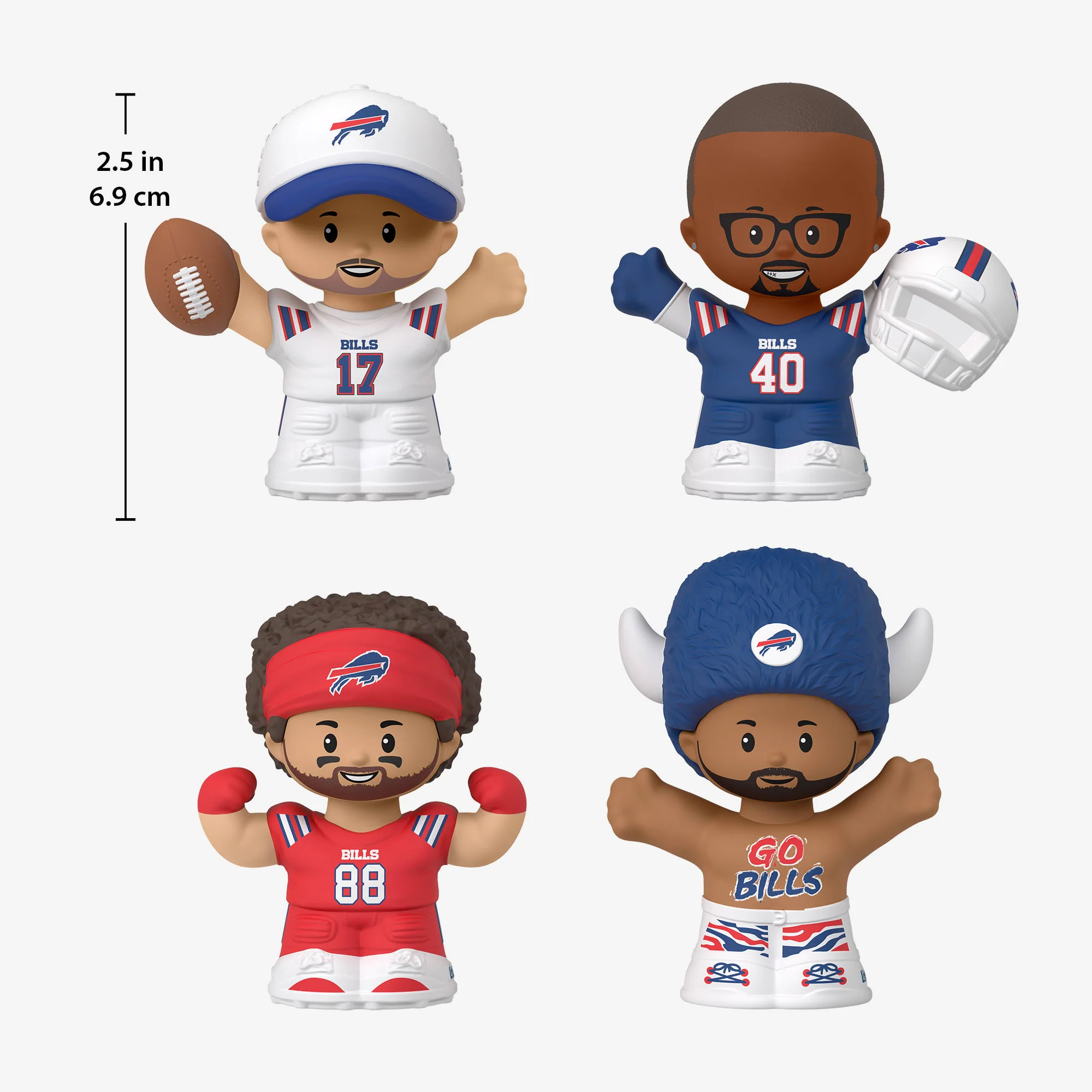 Mattel Creations Little People Collector x NFL Buffalo Bills Set