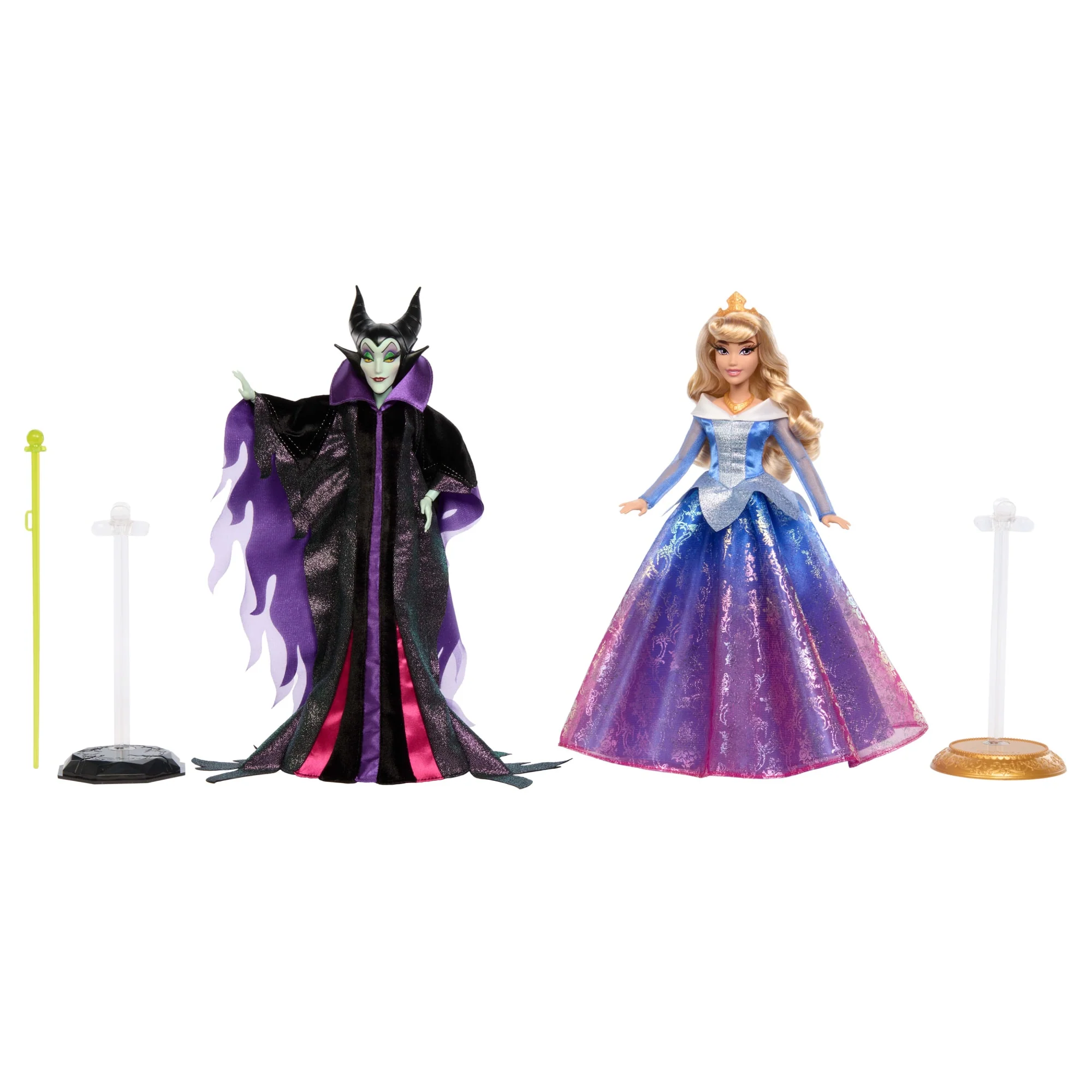 Mattel Creations Disney Collector Maleficent & Aurora Fashion Dolls from Disney's Sleeping Beauty
