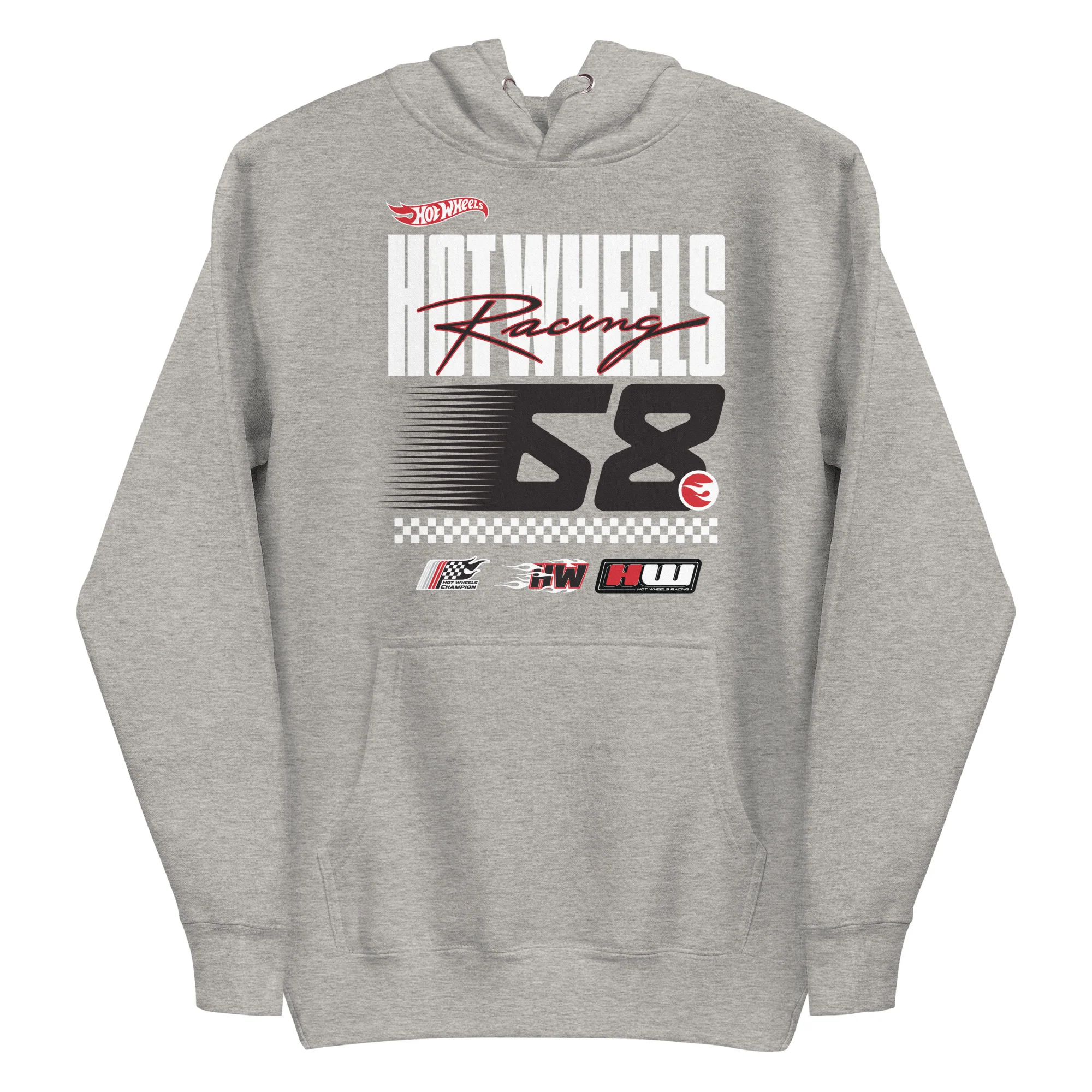Mattel Creations Hot Wheels Racing Grey Hoodie