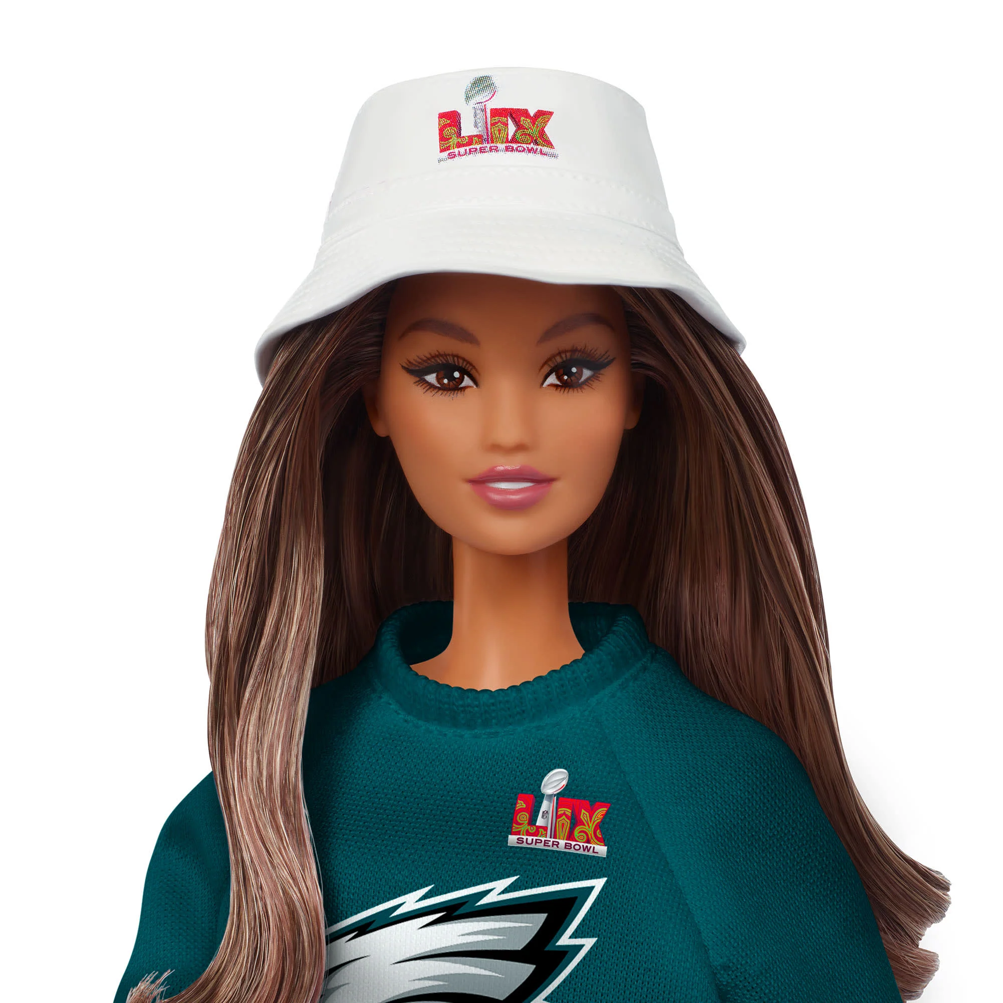 Mattel Creations Barbie x Super Bowl Eagles Doll 2