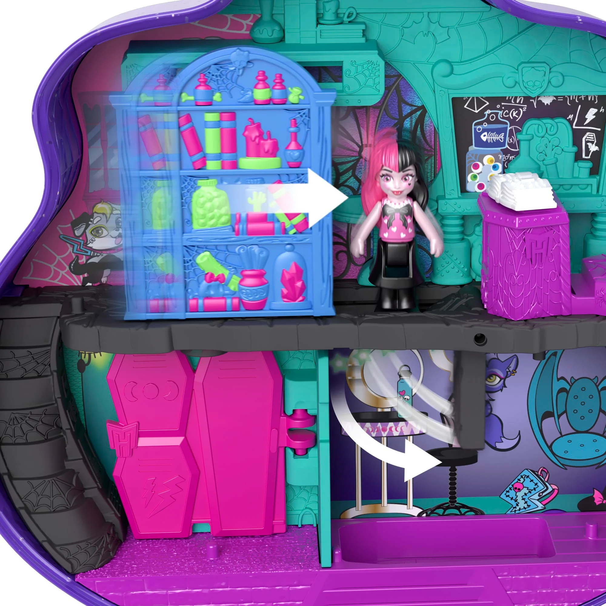 Mattel Creations Polly Pocket Monster High Compact