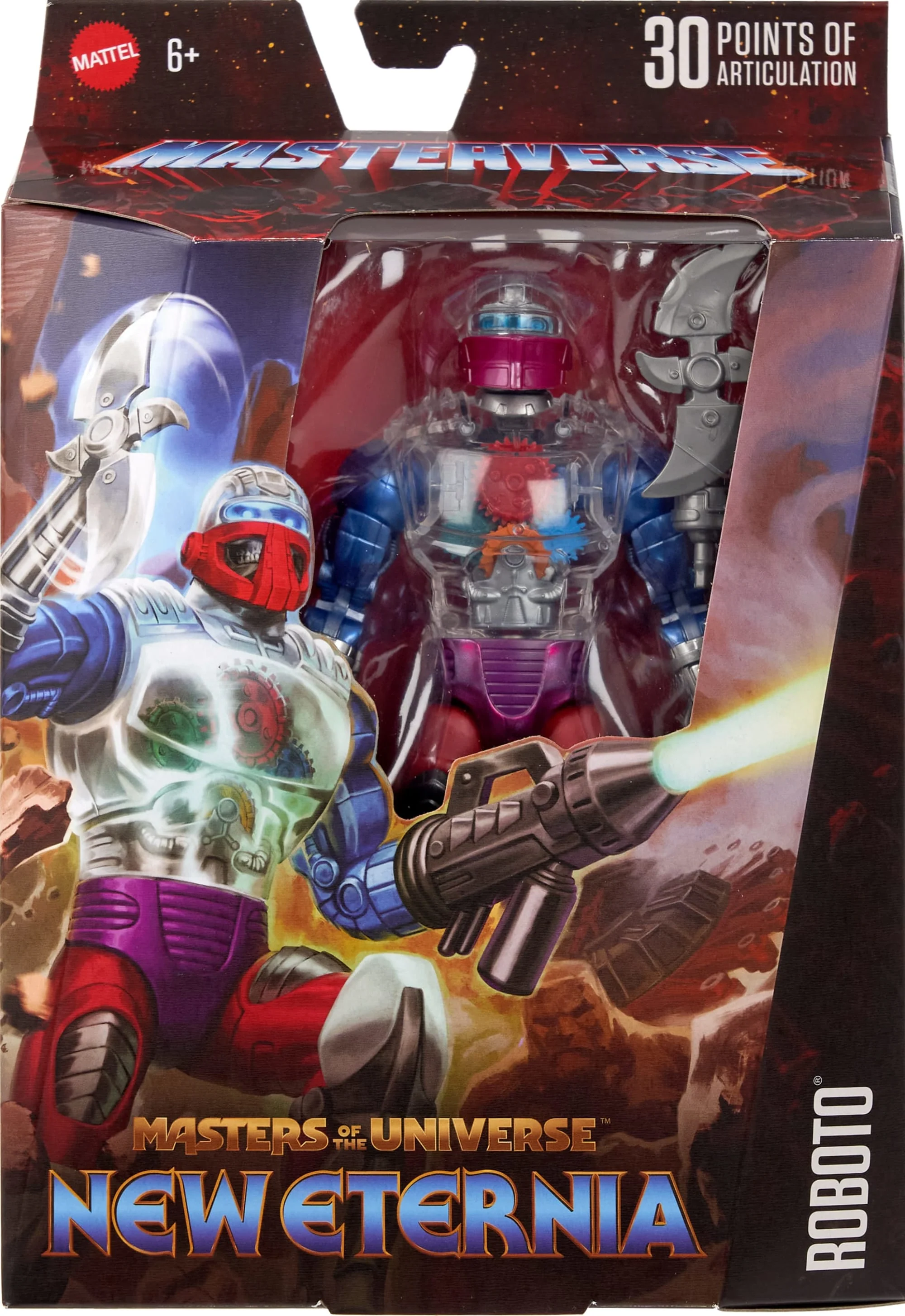 Mattel Creations MOTU Masterverse Roboto Action Figure