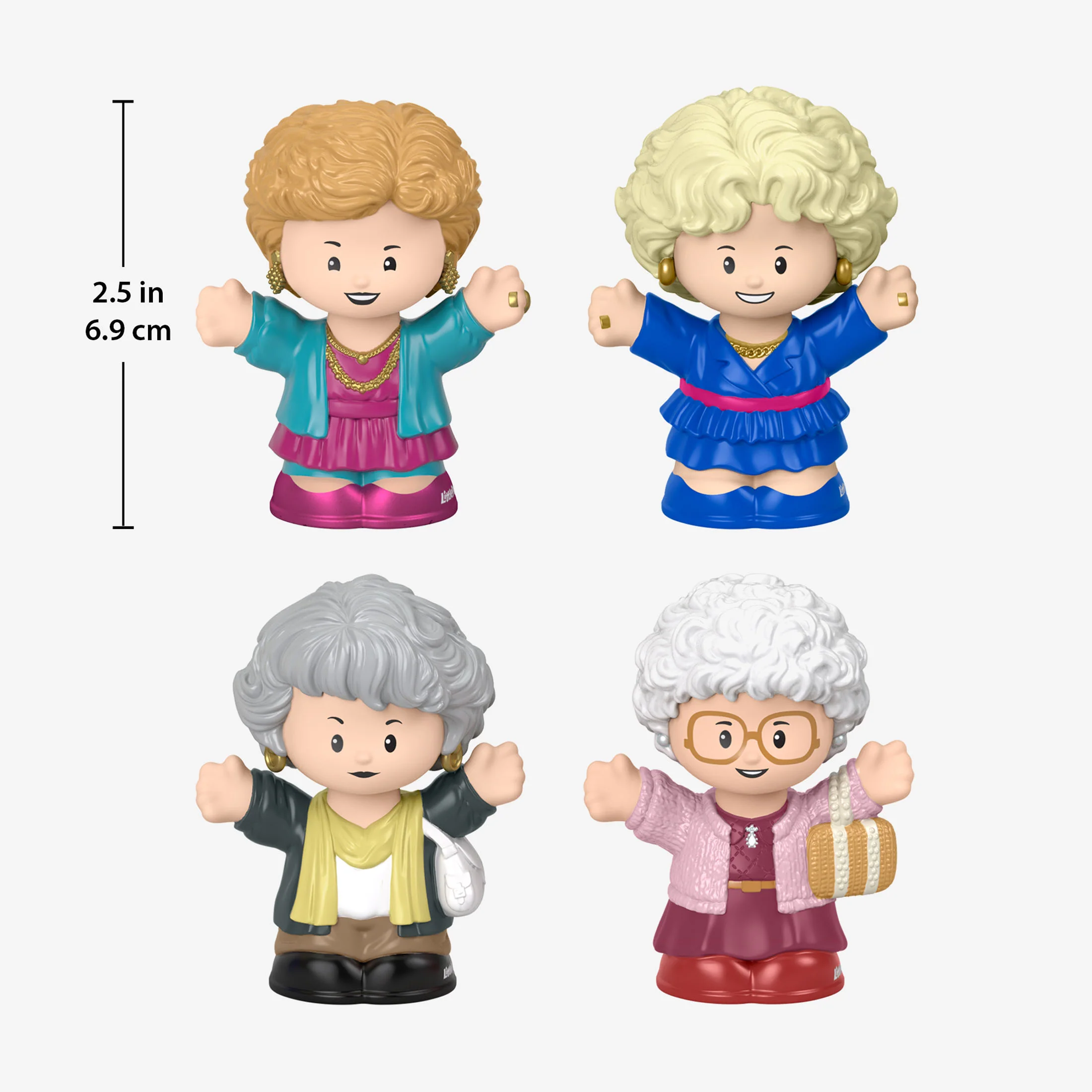Mattel Creations Little People Collector The Golden Girls Figures