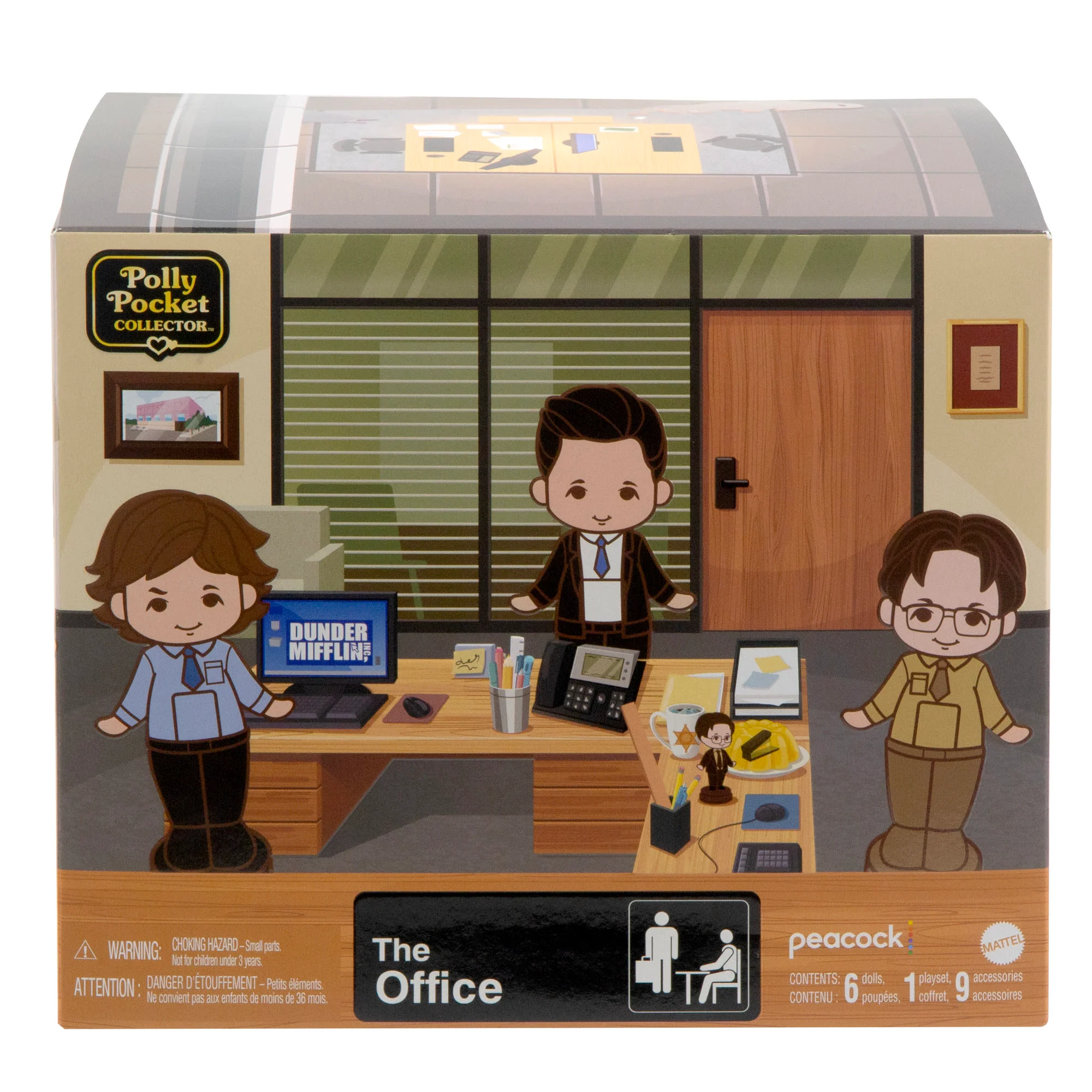 Mattel Creations Polly Pocket x The Office Compact