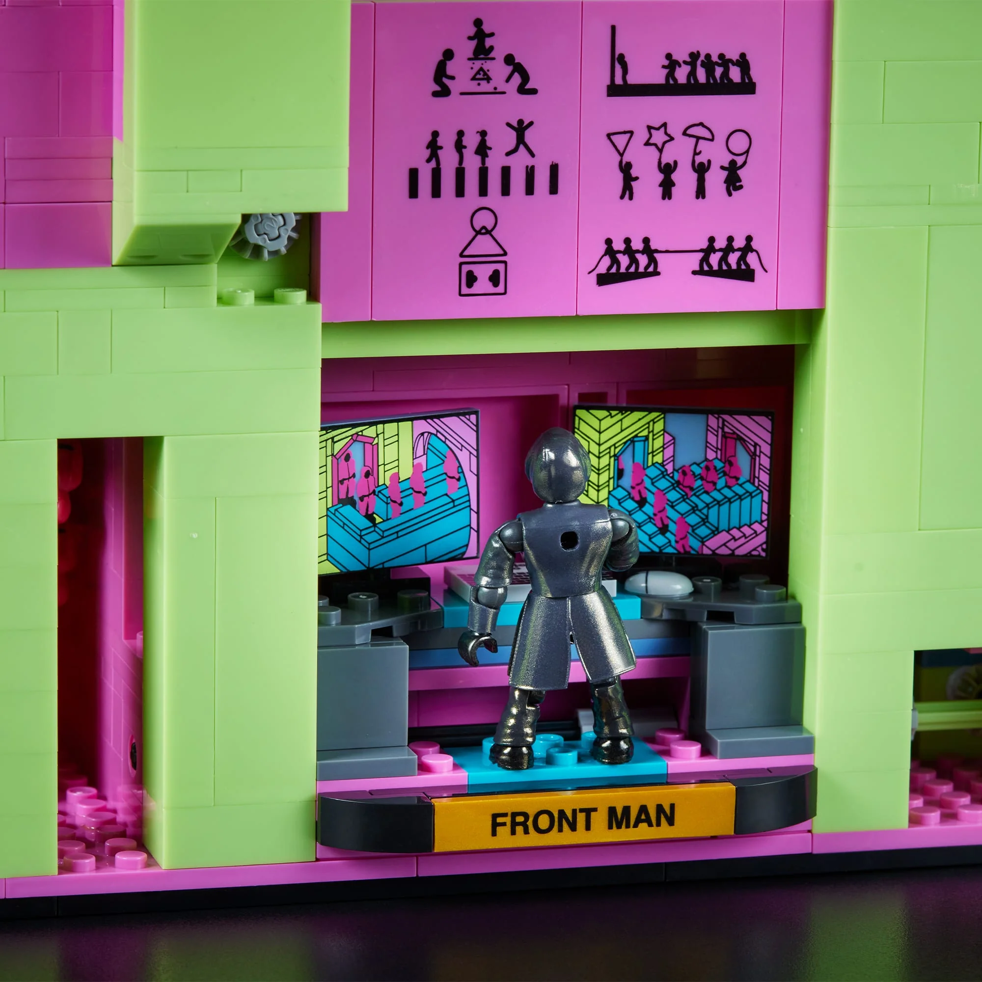 Mattel Creations MEGA Squid Game Staircase Collector Building Set