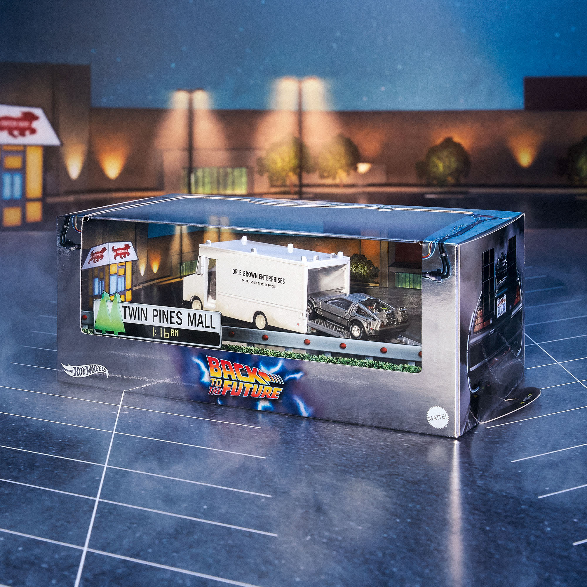 Mattel Creations Hot Wheels Back to the Future 40th Anniversary Set