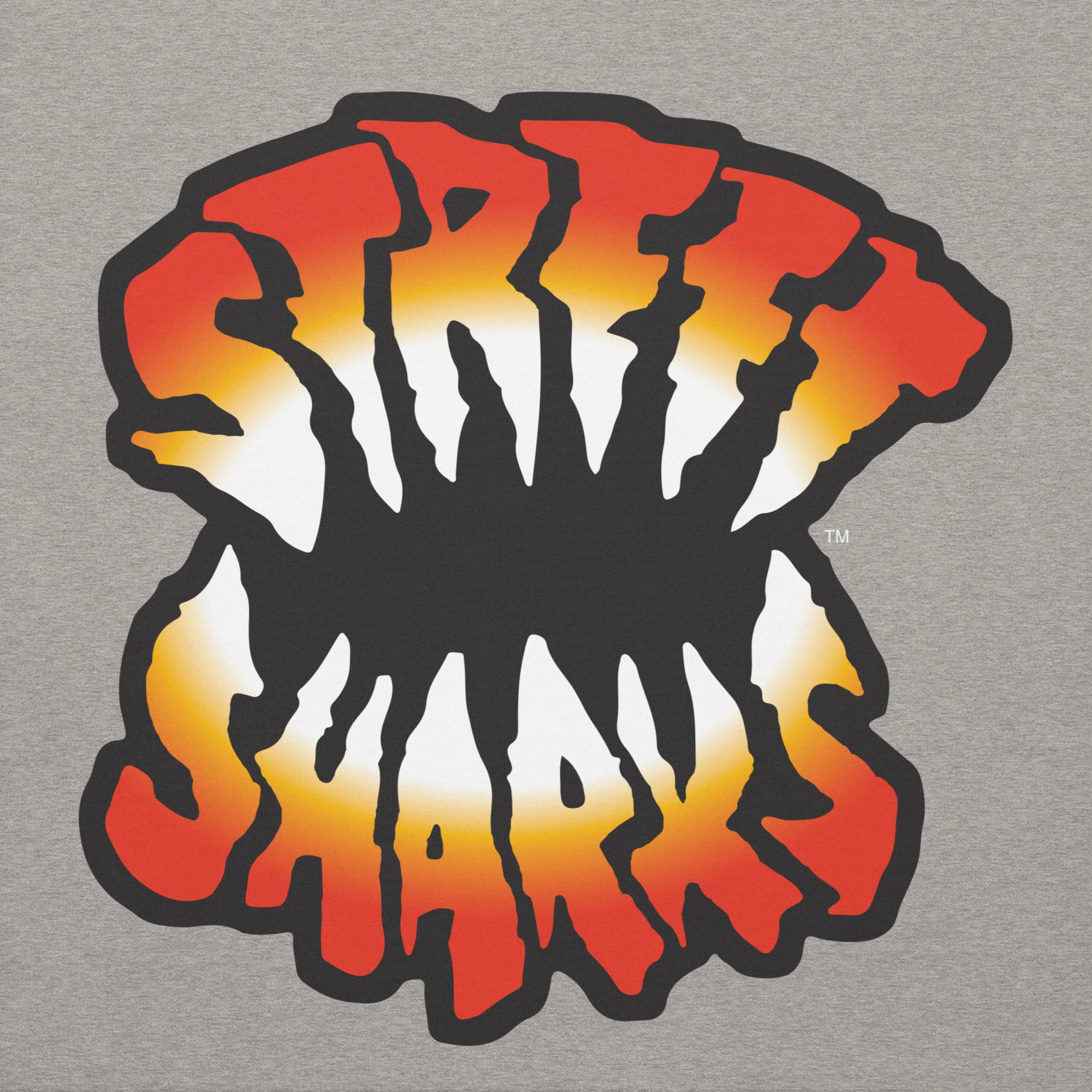 Mattel Creations Street Sharks Grey Logo Hoodie