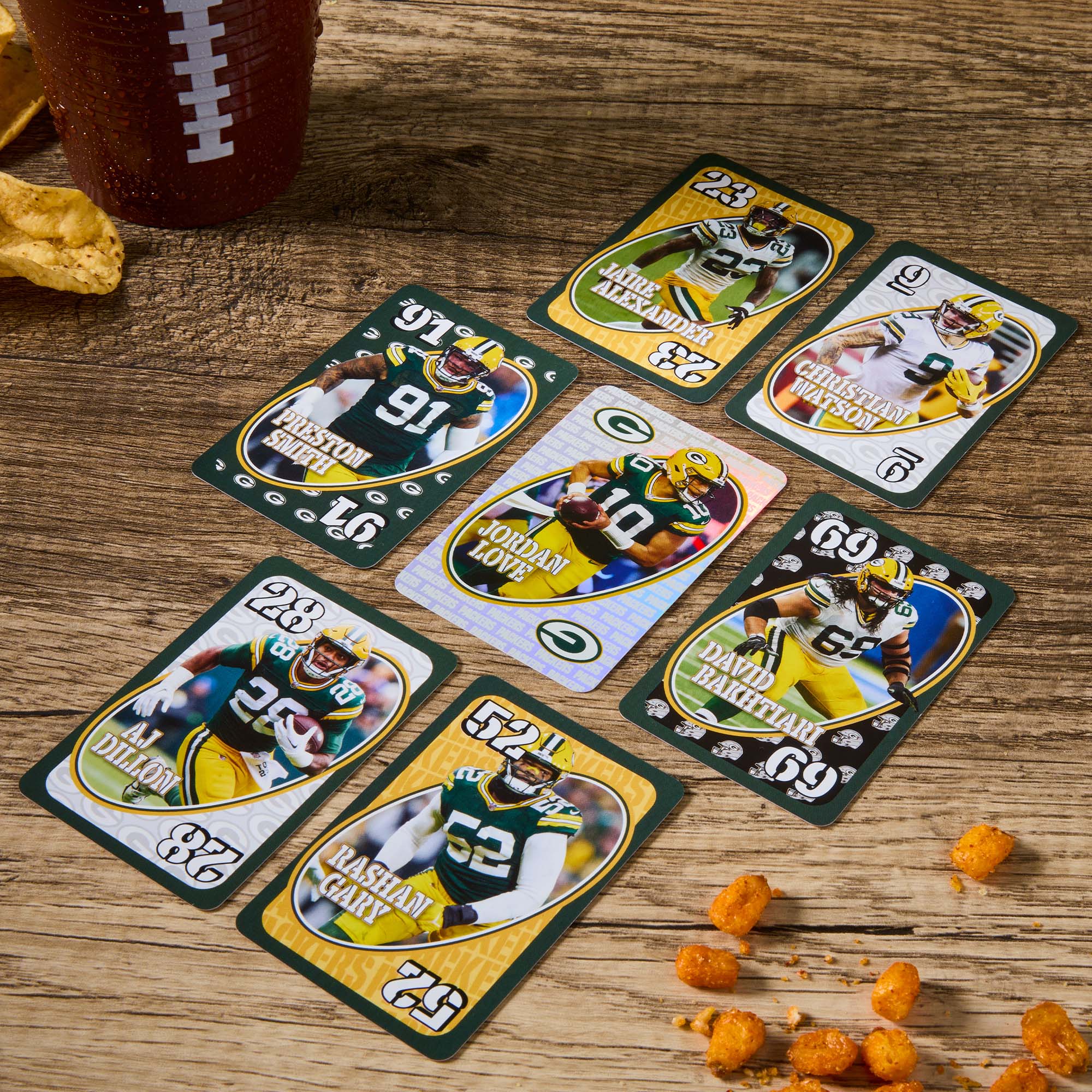 Mattel Creations UNO Fandom NFL Green Bay Packers Game Deck