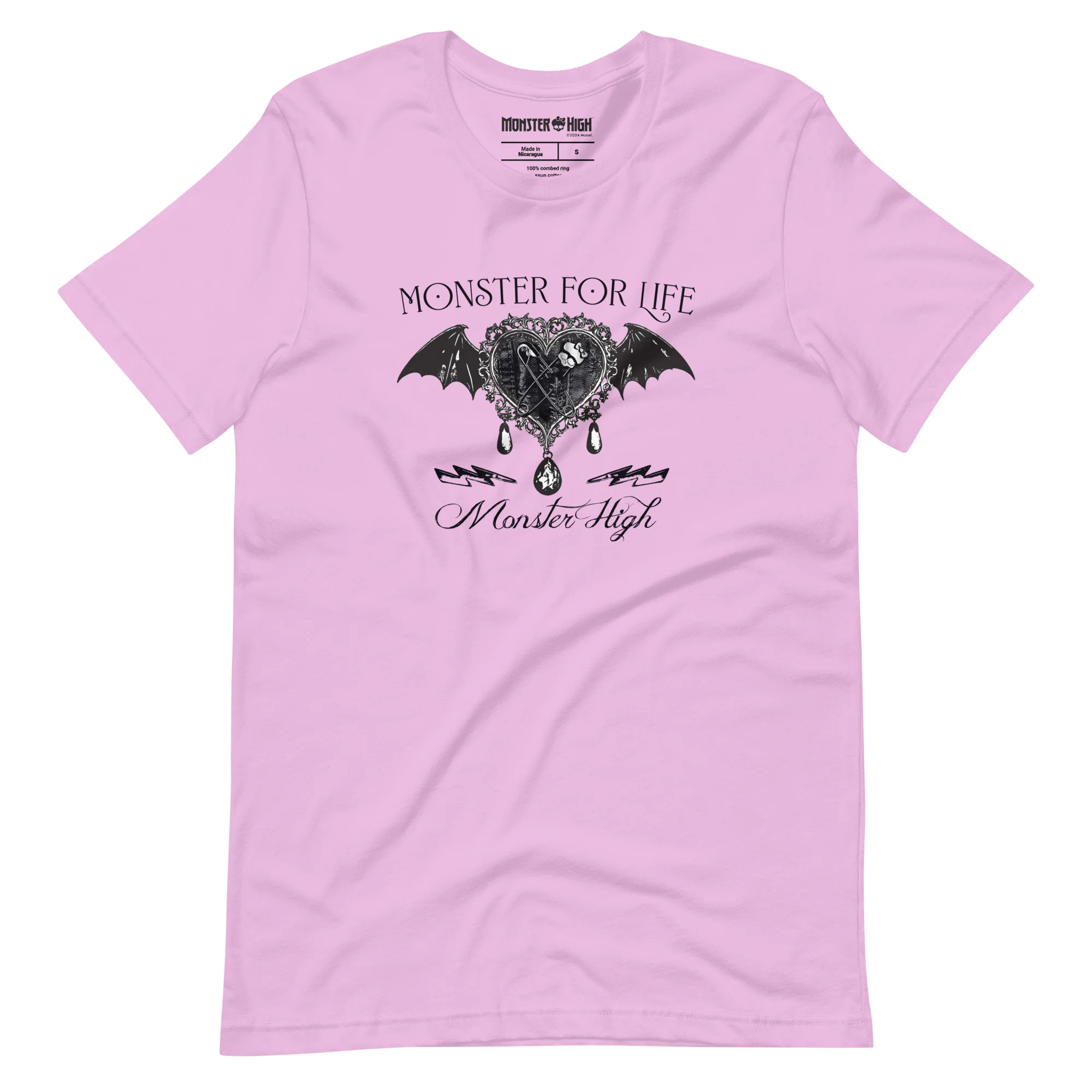 Mattel Creations Monster High Monster for Life Purple T-Shirt