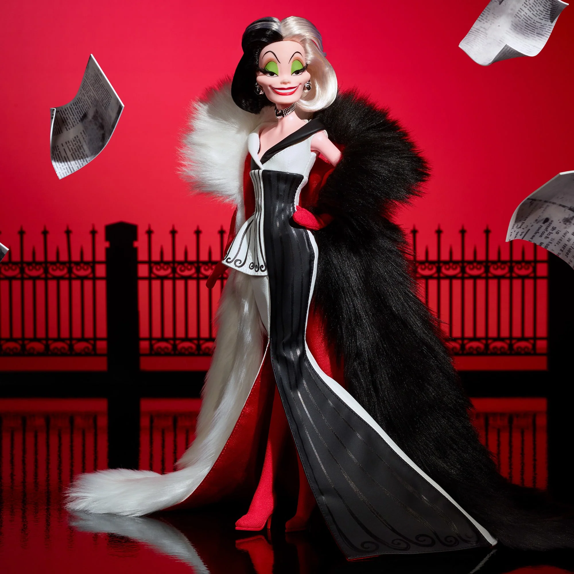 Mattel Creations Disney Darkness Descends Cruella De Vil Doll