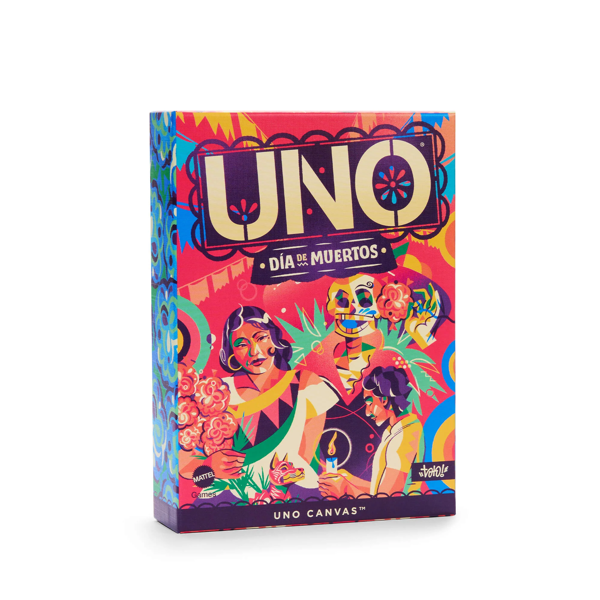 Mattel Creations UNO Canvas Día de Muertos Card Game