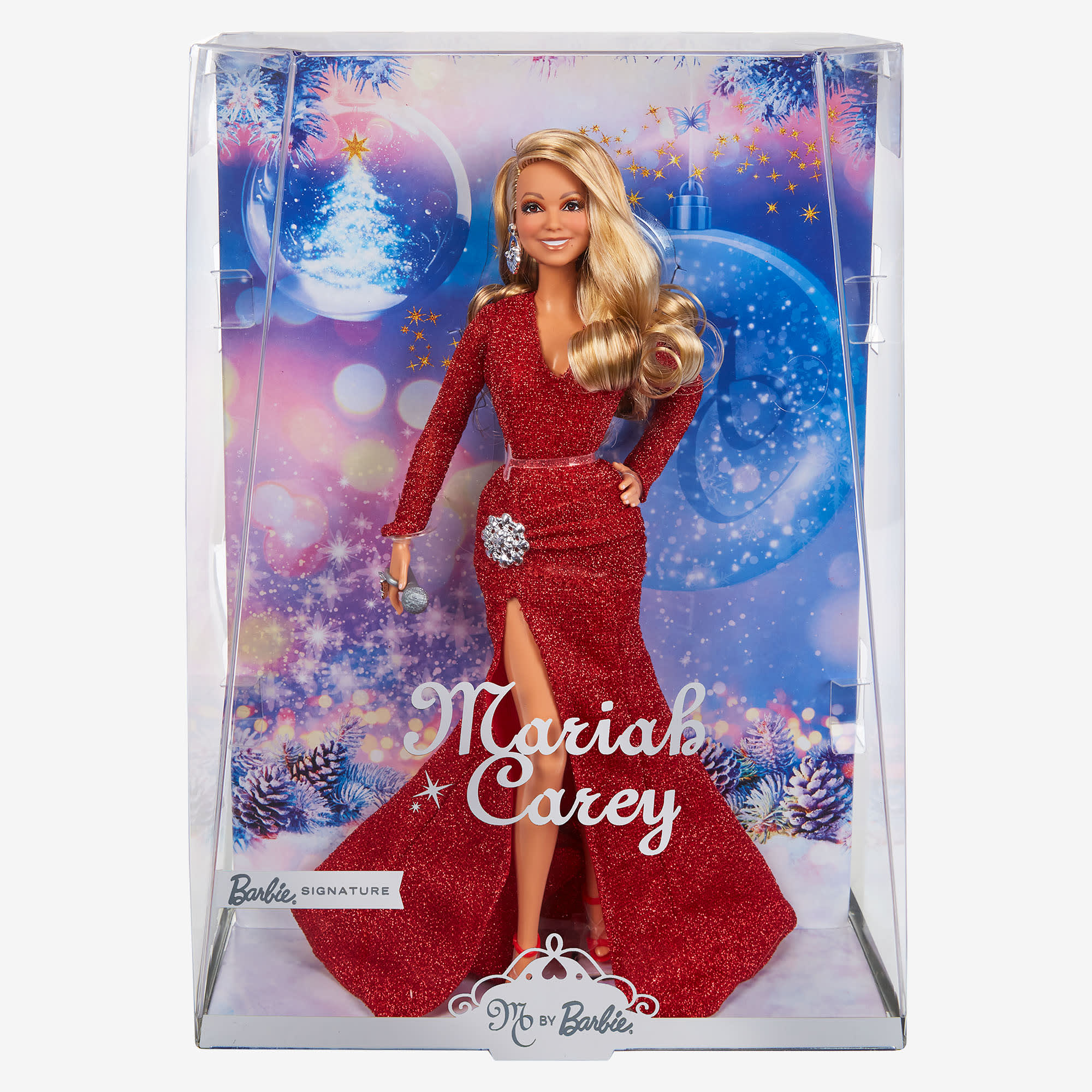 Mattel Creations Barbie x Mariah Carey Holiday Celebration Doll