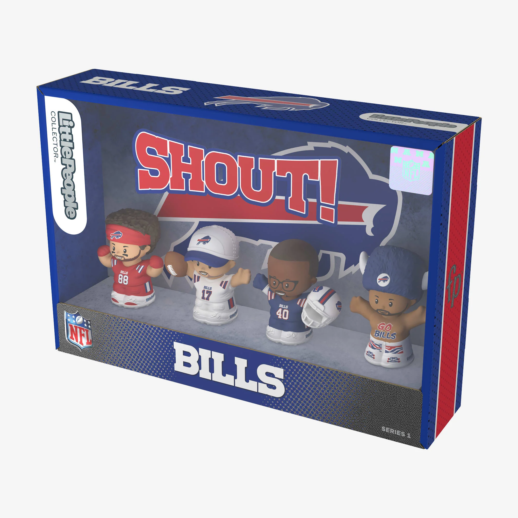 Mattel Creations Little People Collector x NFL Buffalo Bills Set