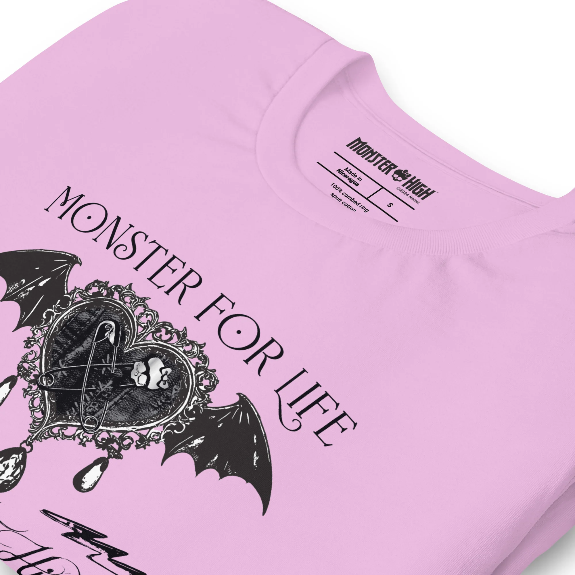 Mattel Creations Monster High Monster for Life Purple T-Shirt
