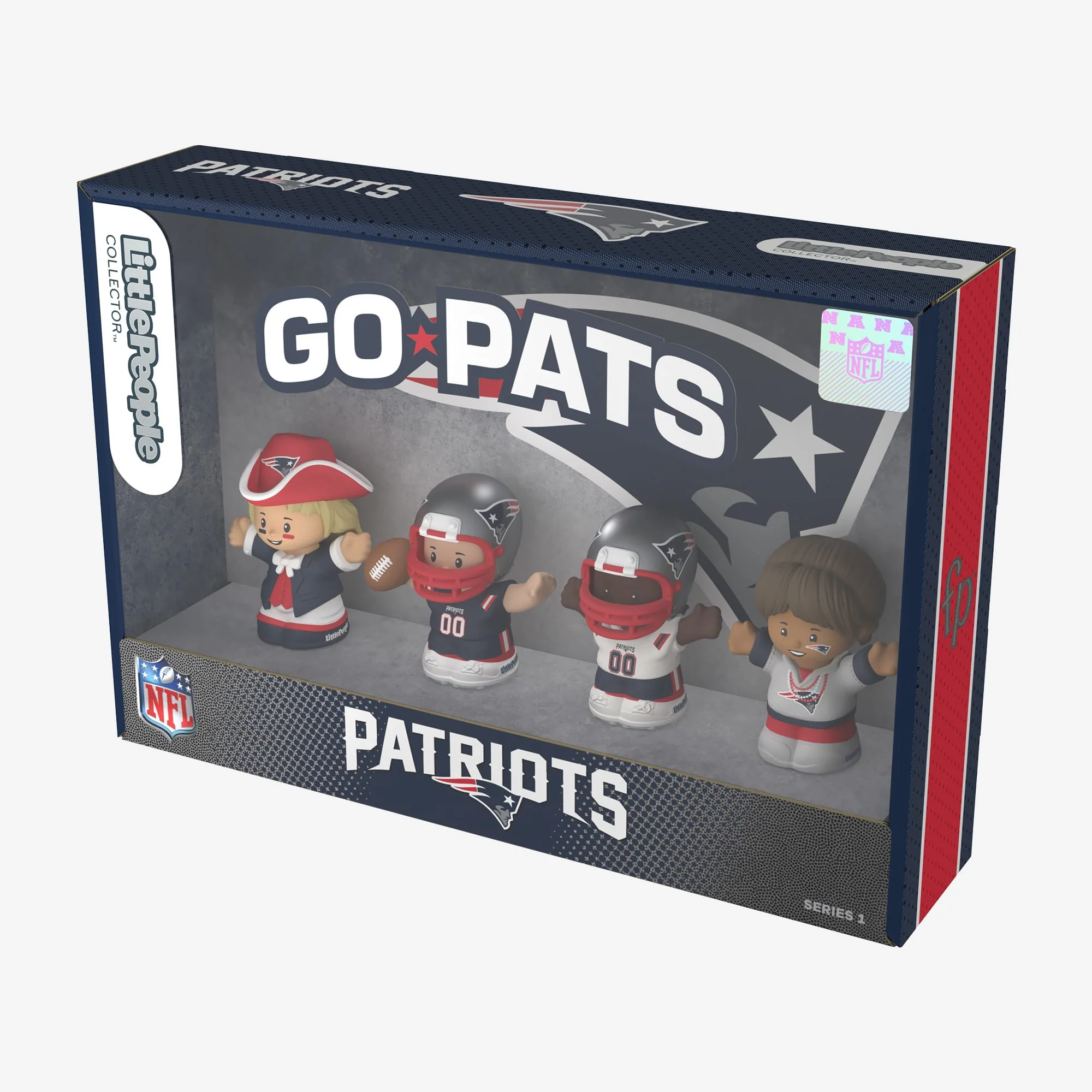 Mattel Creations Little People Collector x NFL New England Patriots Set