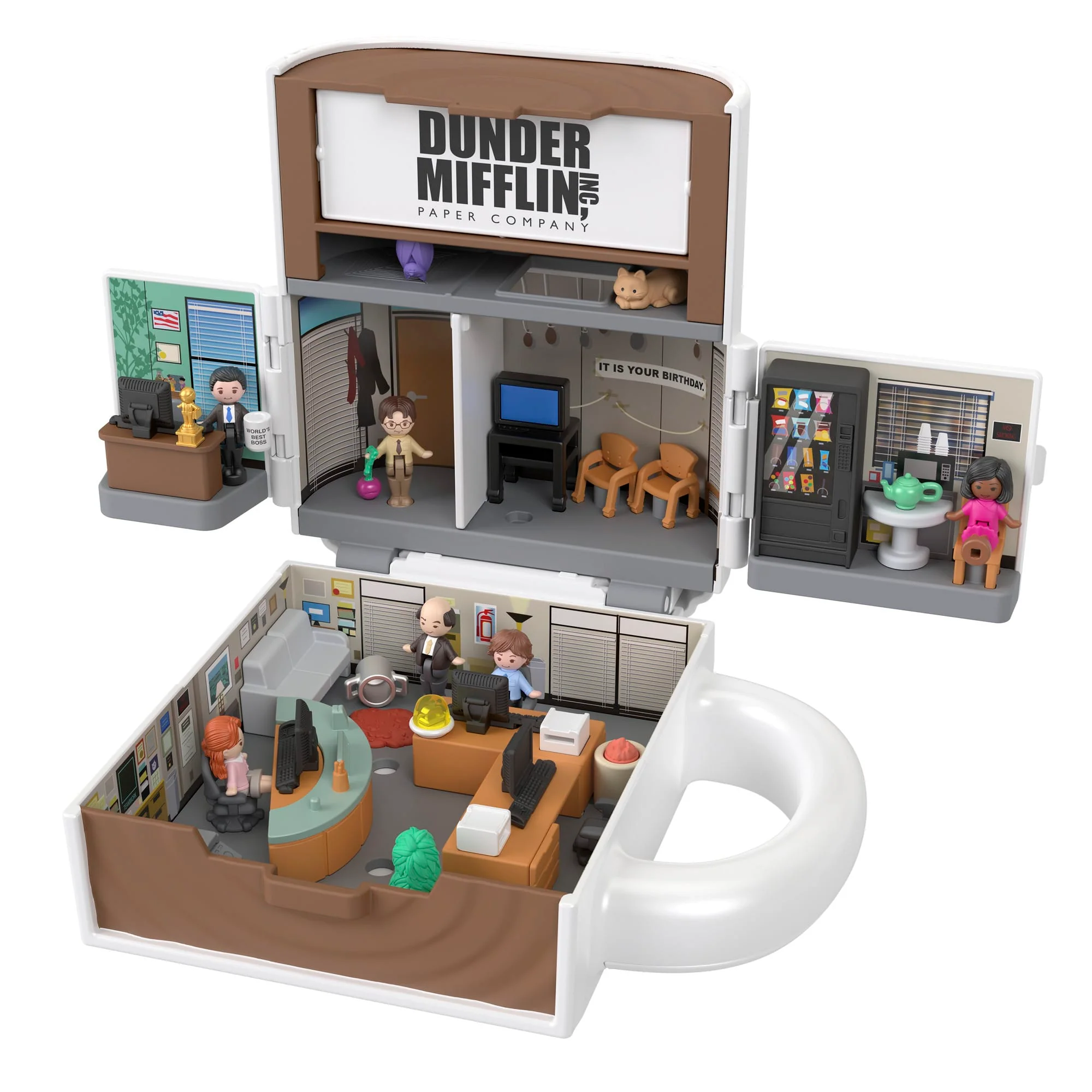 Mattel Creations Polly Pocket x The Office Compact