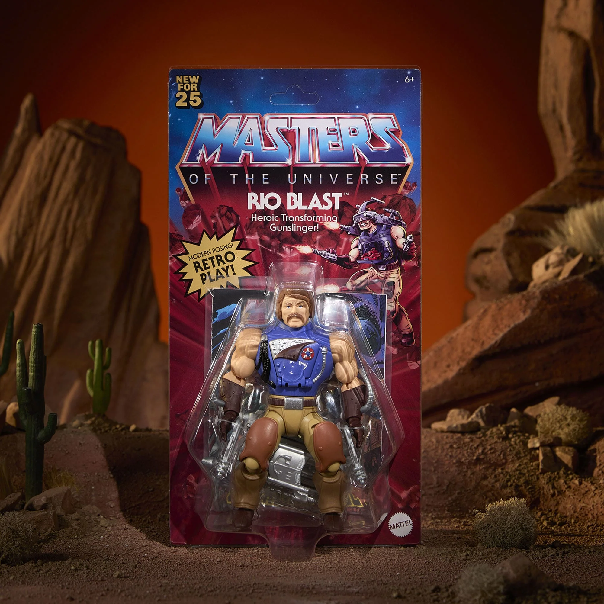 Mattel Creations Masters of the Universe Origins Rio Blast Action Figure