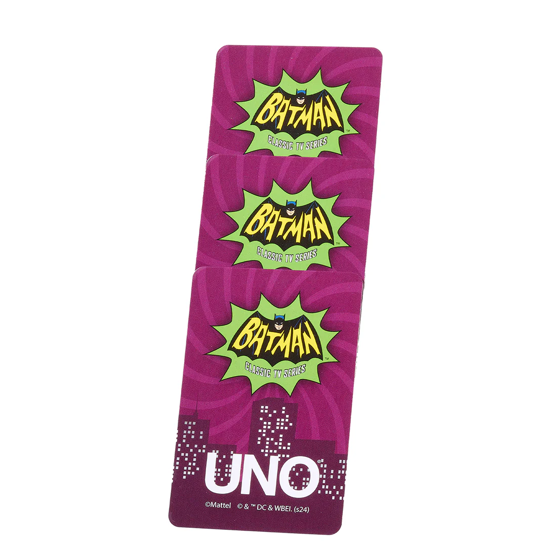Mattel Creations UNO Fandom Batman Classic TV Series Deck