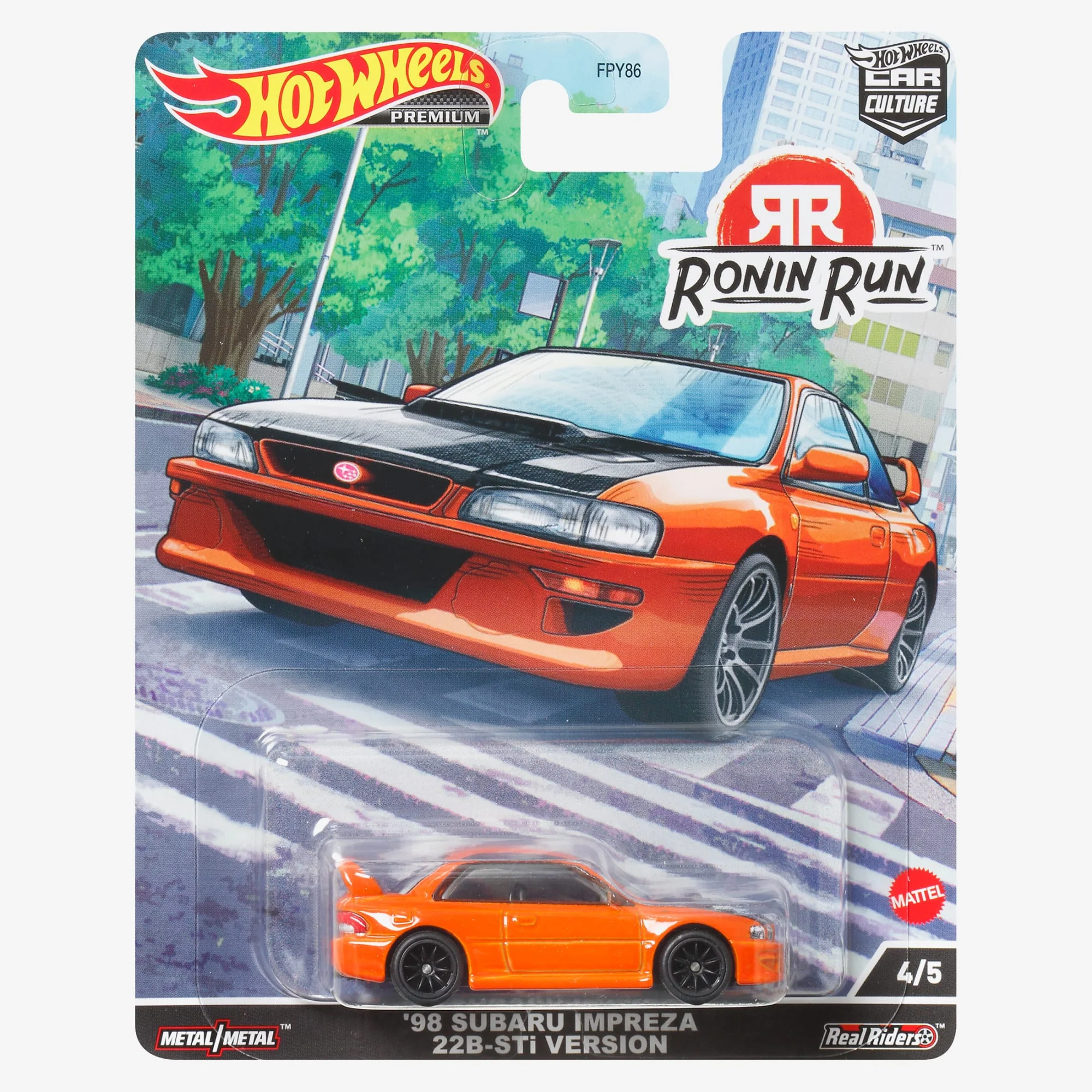 Mattel Creations Hot Wheels Car Culture Subaru WRX STI 22B