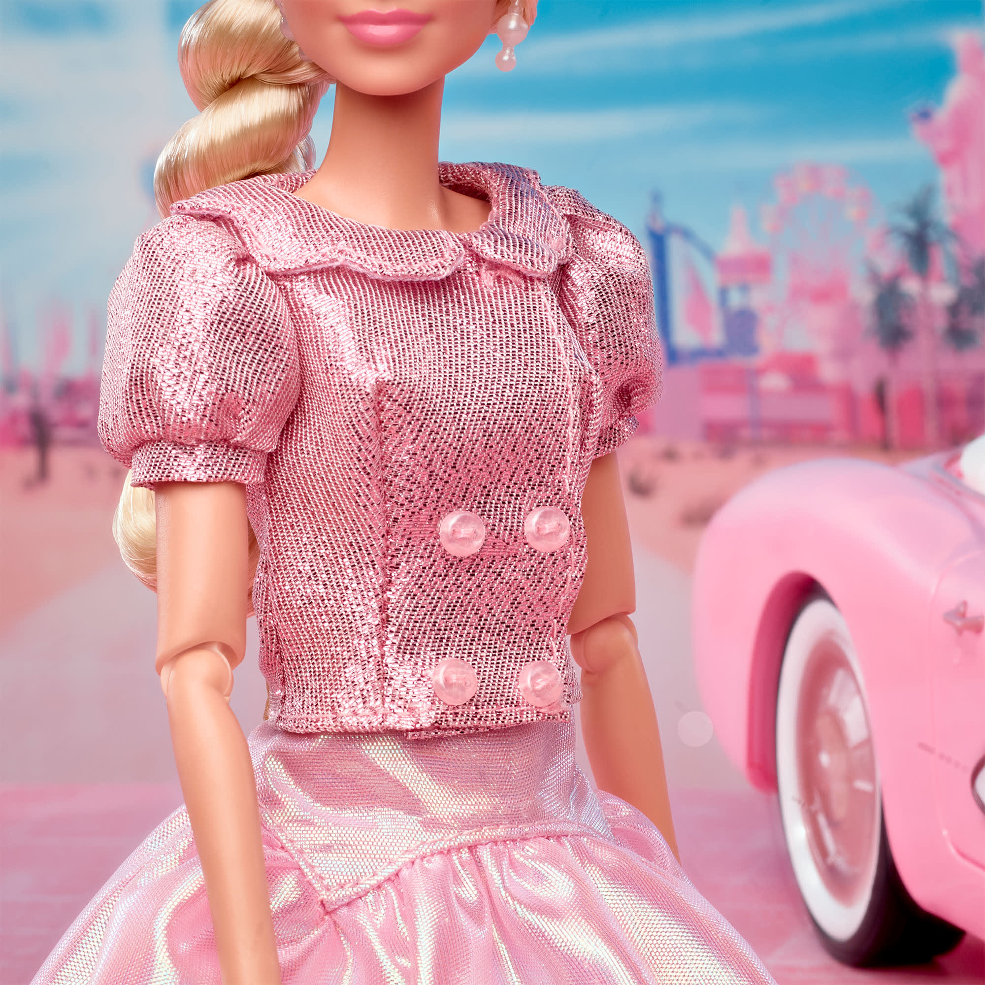 Mattel Creations Barbie The Movie Pink Puffy Dress Barbie Doll