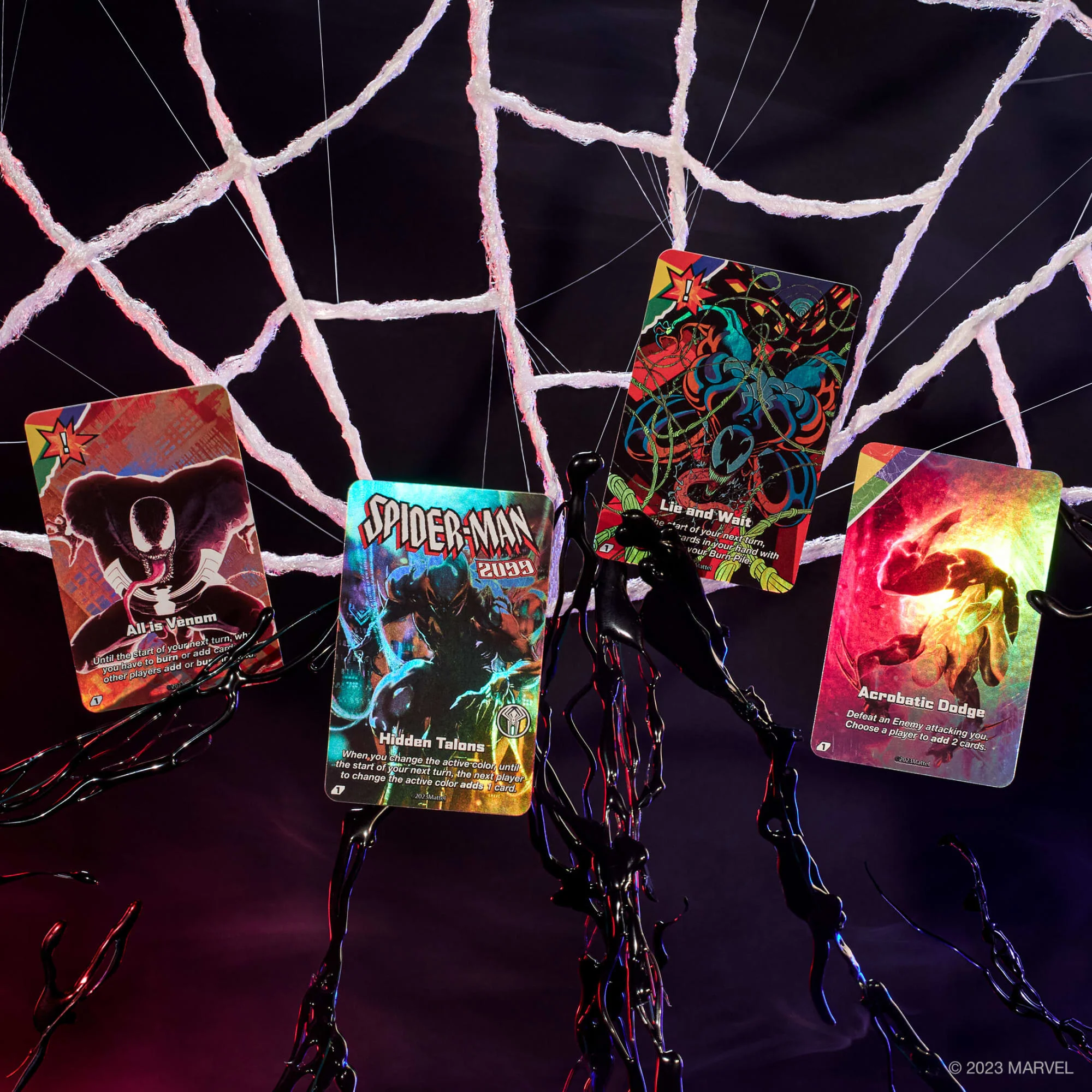 Mattel Creations UNO Ultimate Marvel Spider-Man 2099 vs. Venom Add-On 2-Pack