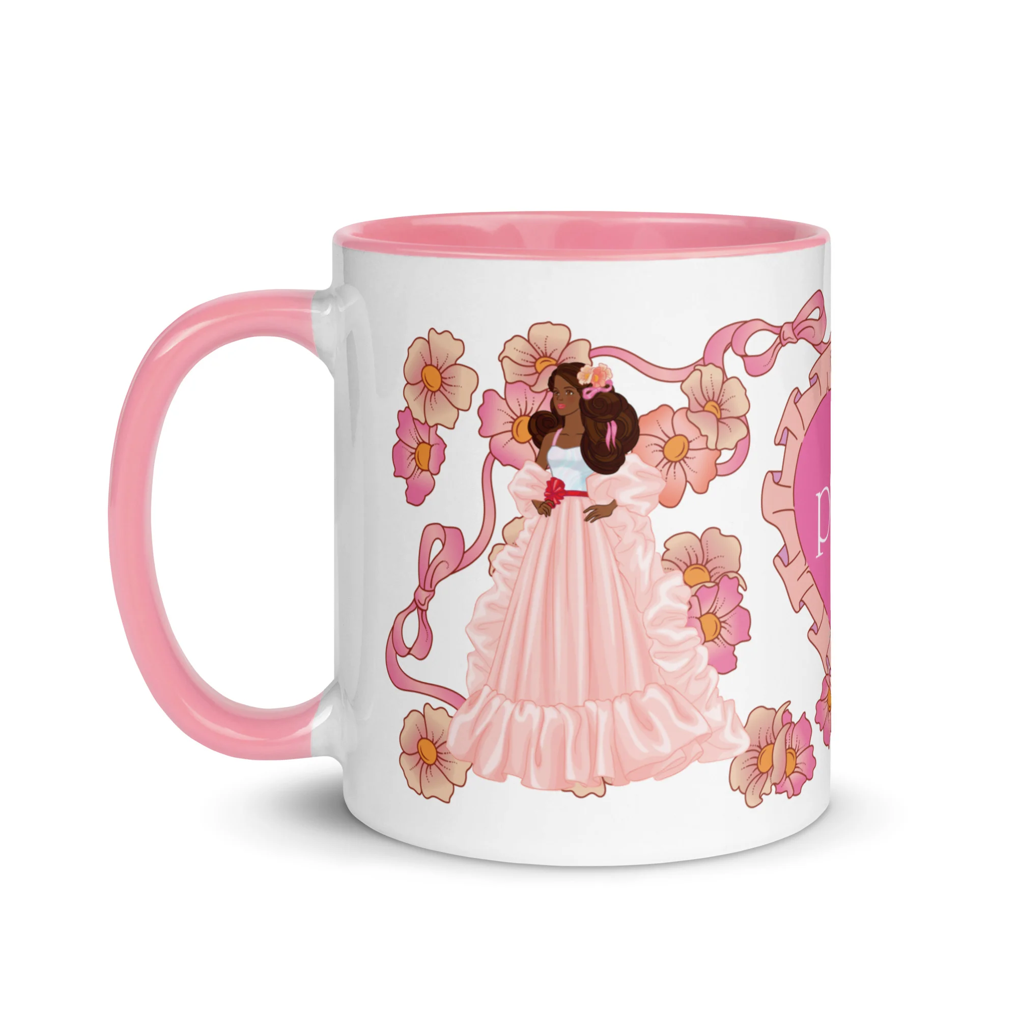 Mattel Creations Barbie Peaches 'n Cream White Mug