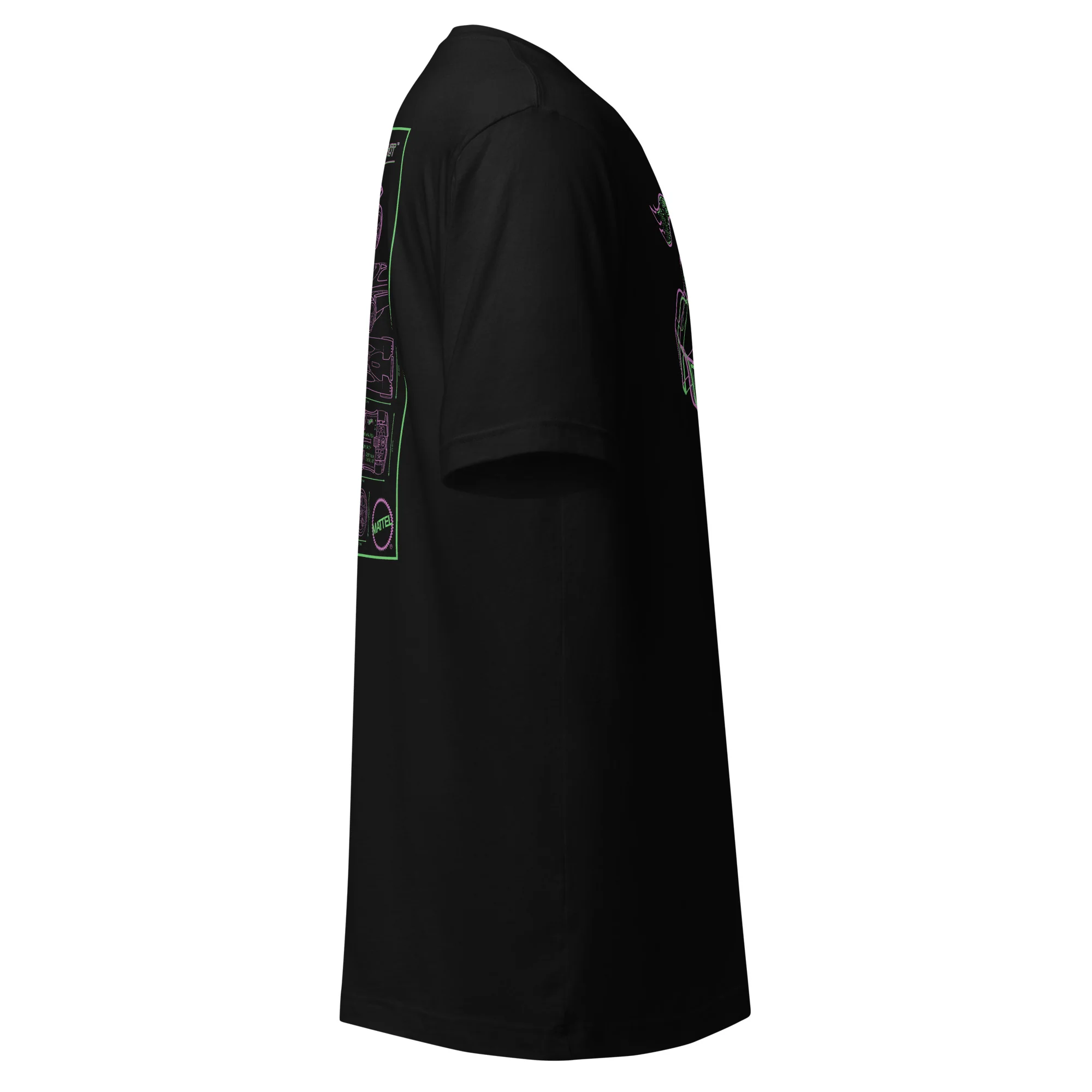 Mattel Creations Hot Wheels MC Revealed Fan-Designed Black T-Shirt