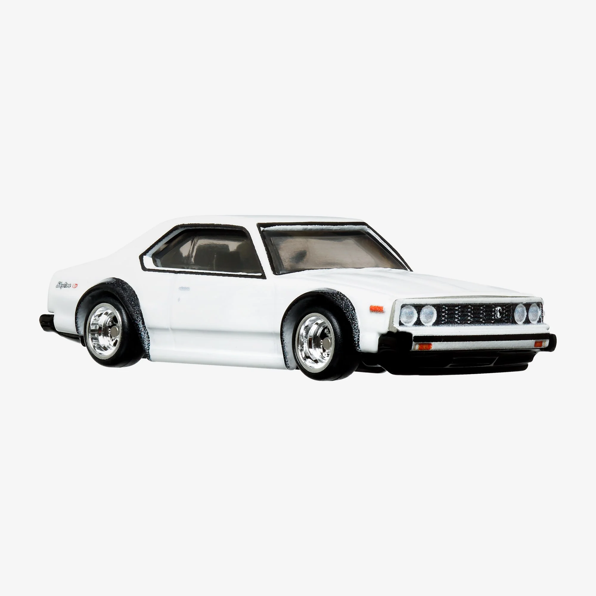 Mattel Creations Hot Wheels Premium Collector Set, 3 Nissan Skyline Cars & 1 Transporter