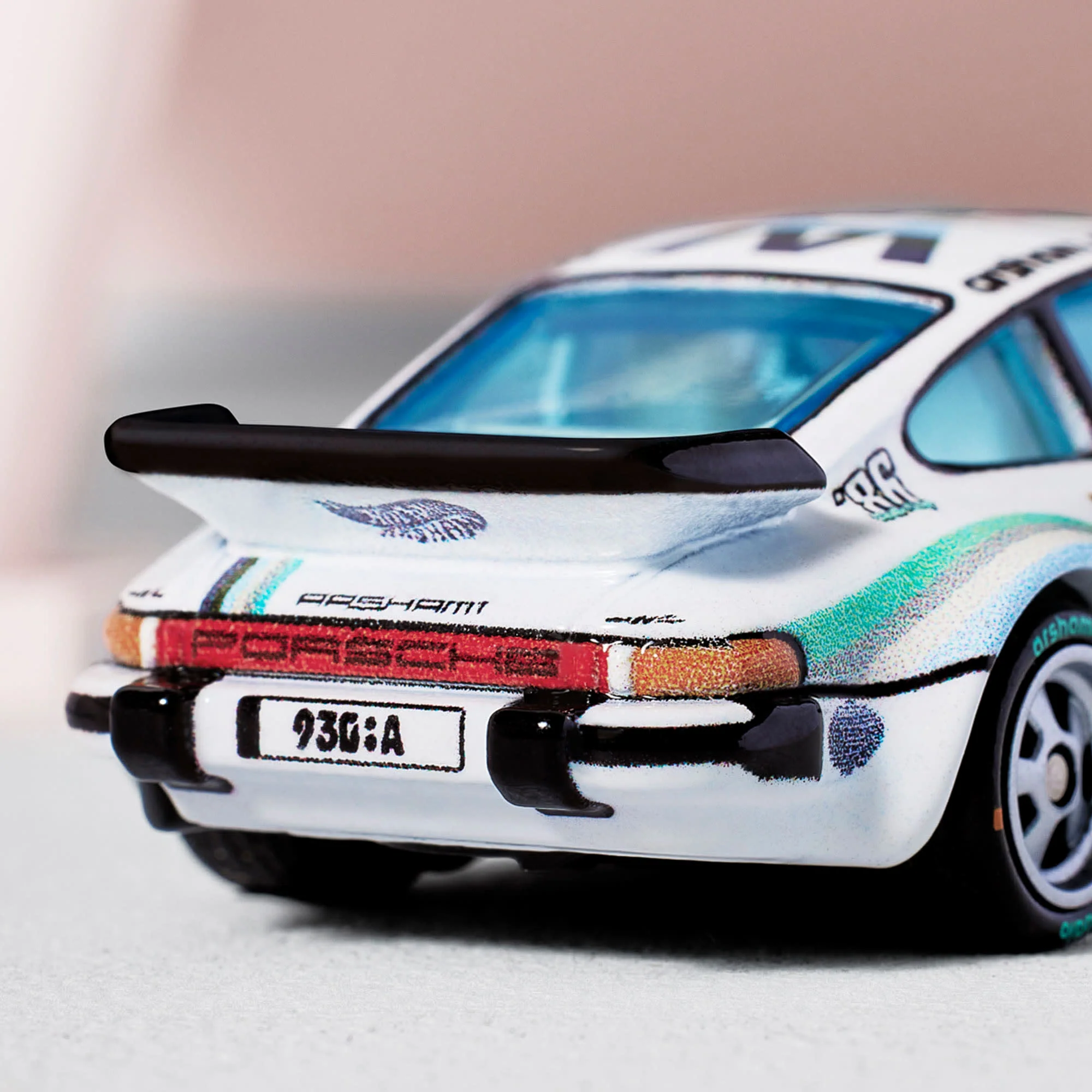 Mattel Creations Hot Wheels x Daniel Arsham Livery Porsche 930A