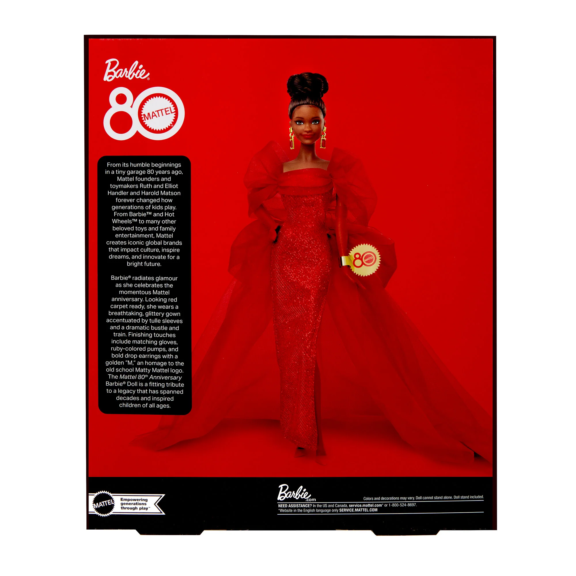 Mattel Creations Barbie Mattel 80th Anniversary Doll – Brunette
