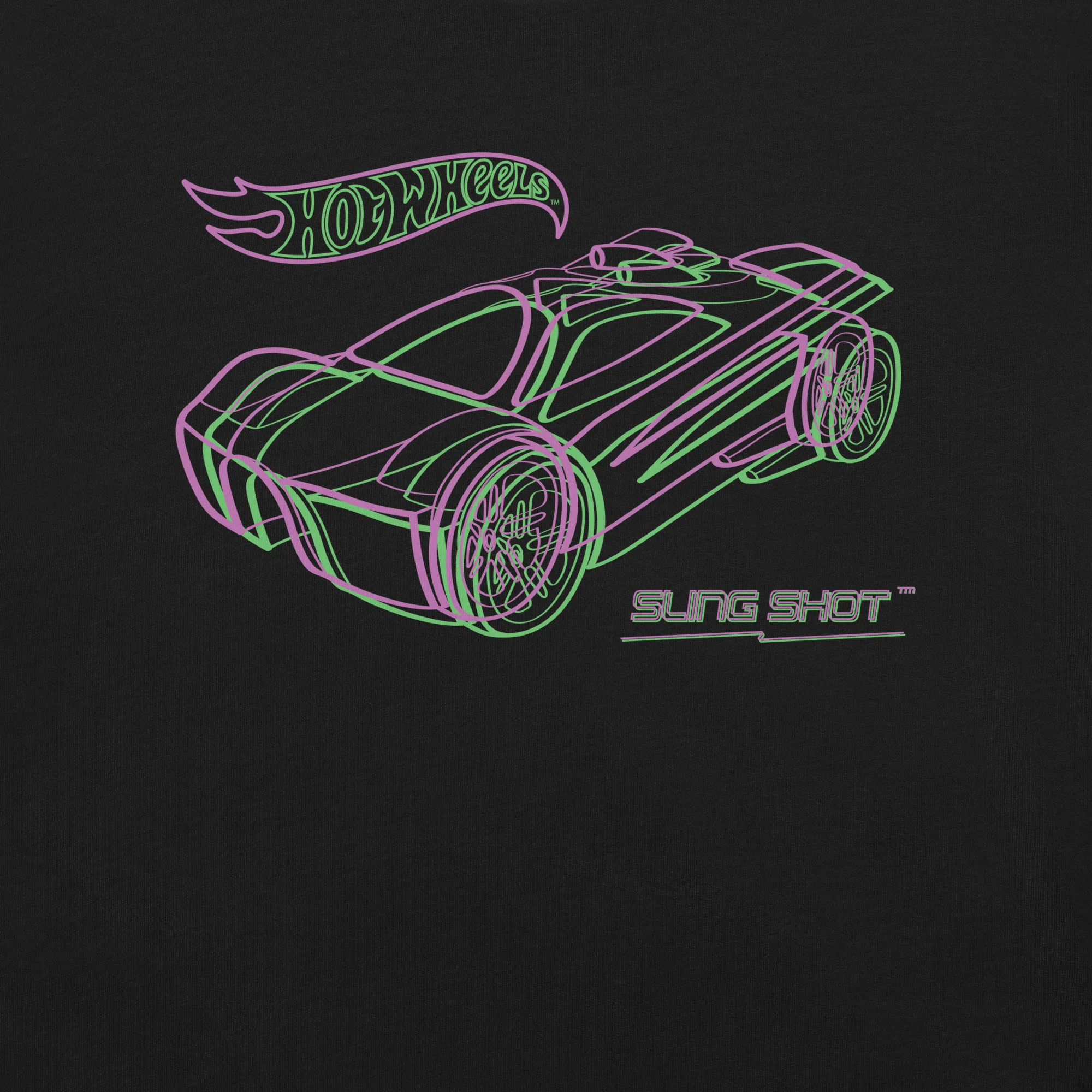 Mattel Creations Hot Wheels MC Revealed Fan-Designed Black T-Shirt